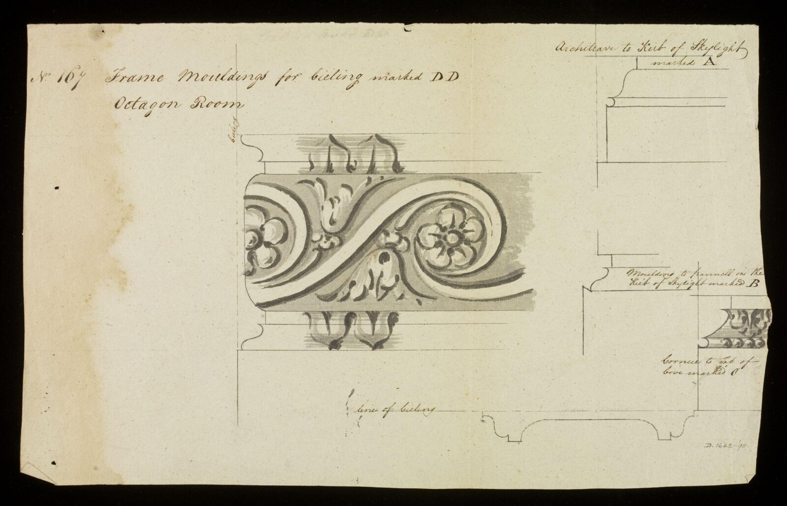 Drawing, Richard Jupp, 1797-98.