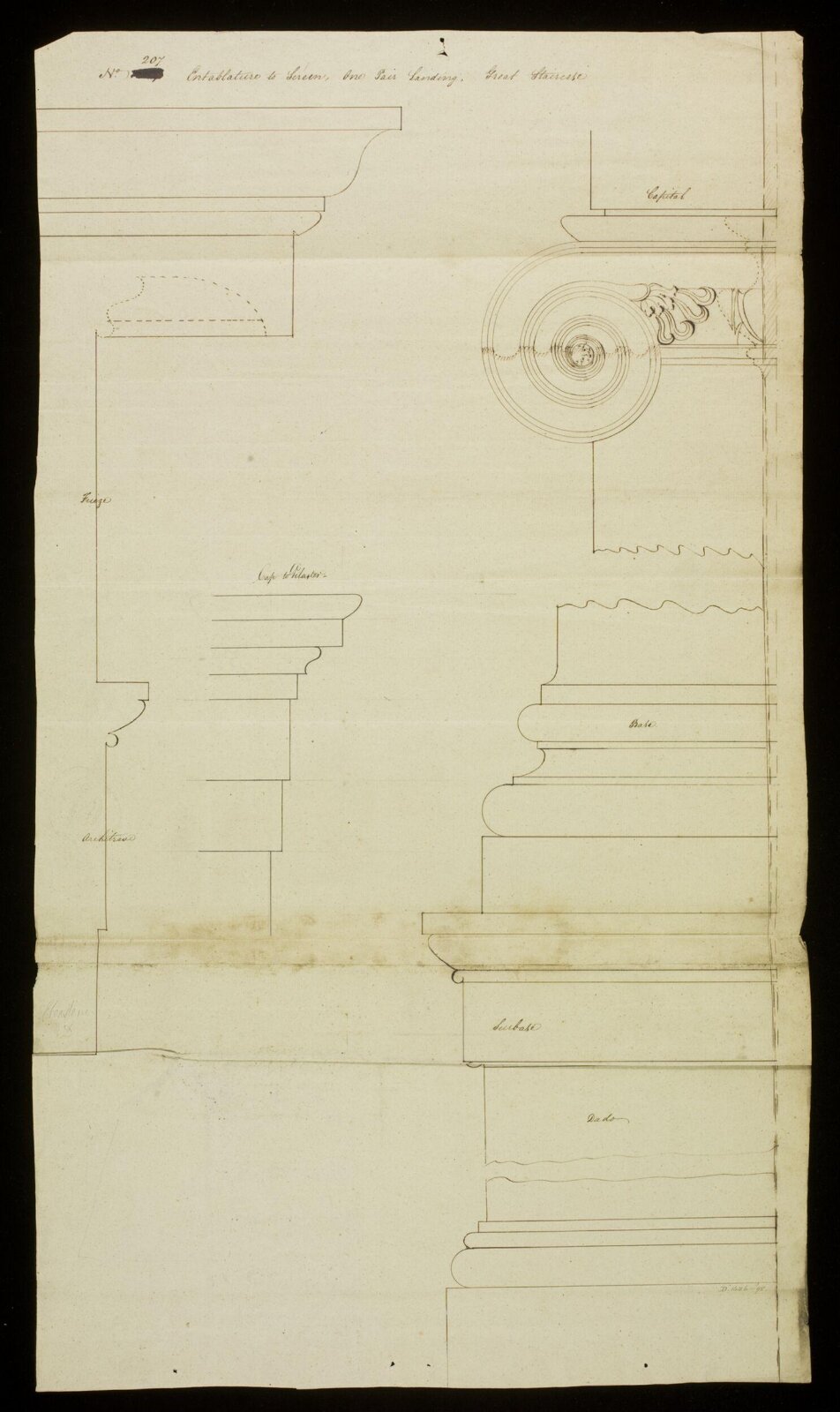 Drawing, Richard Jupp, 1797-98.