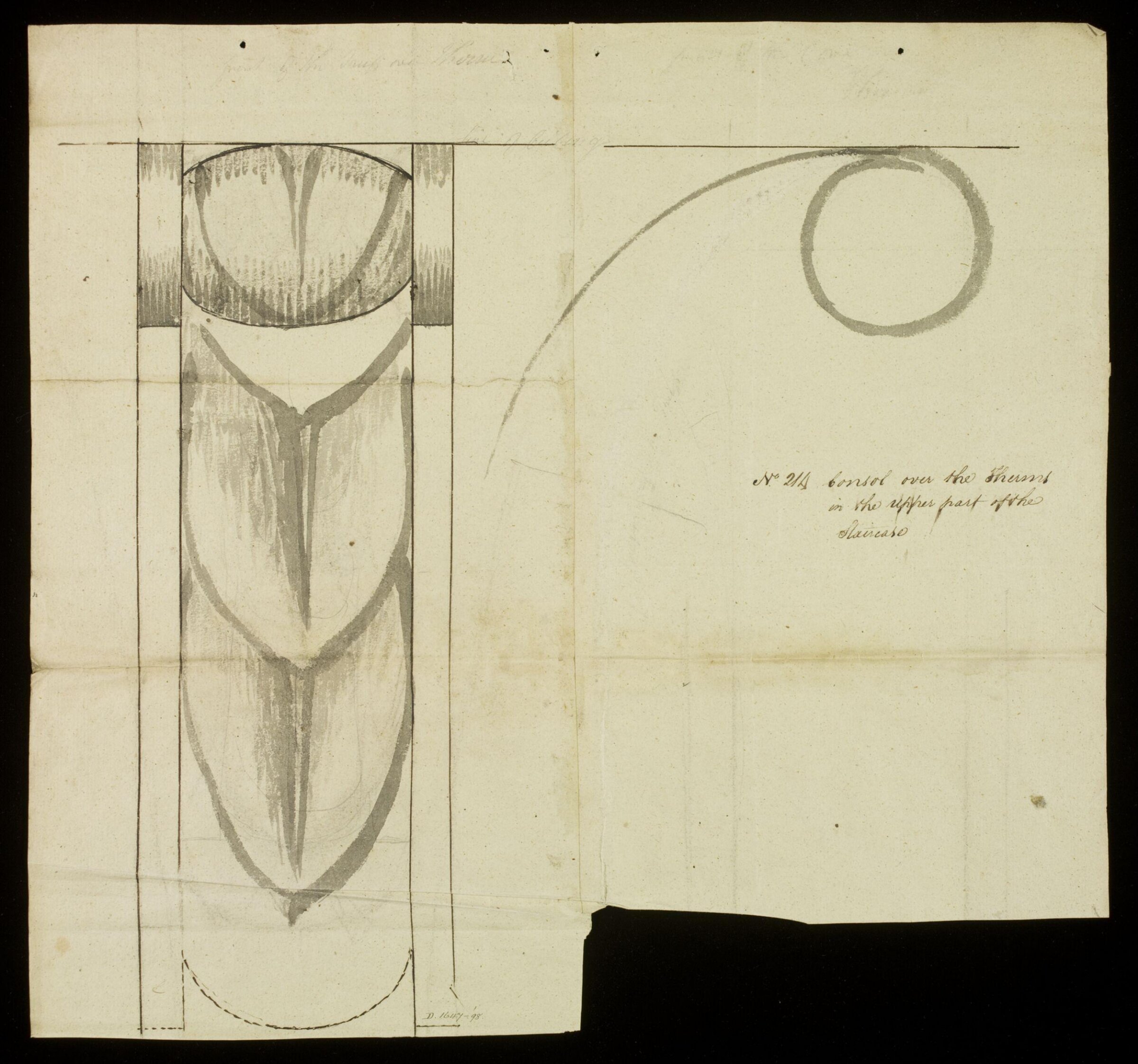 Drawing, Richard Jupp, 1797-98.