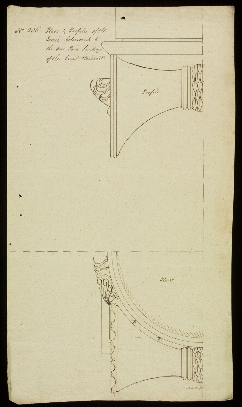 Drawing, Richard Jupp, 1797-98.