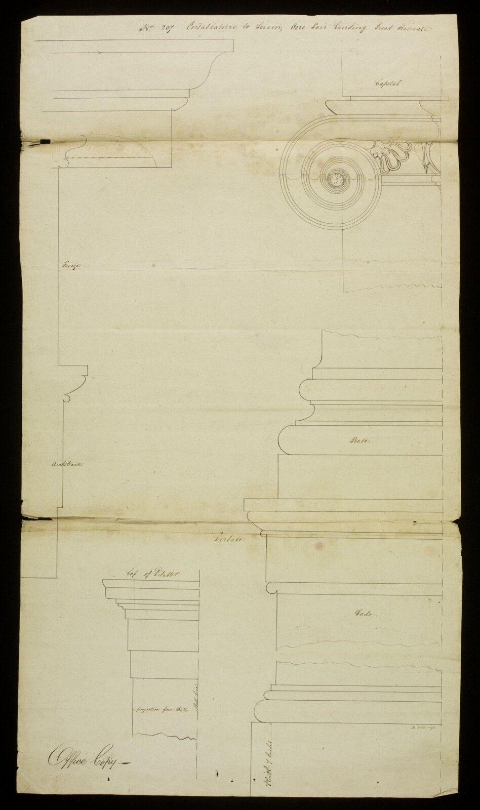 Drawing, Richard Jupp, 1797-98.