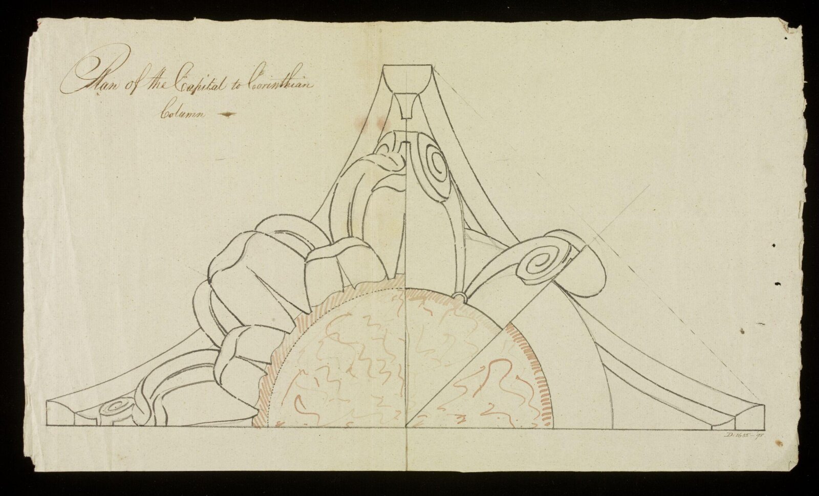 Drawing, Richard Jupp, 1797-98.