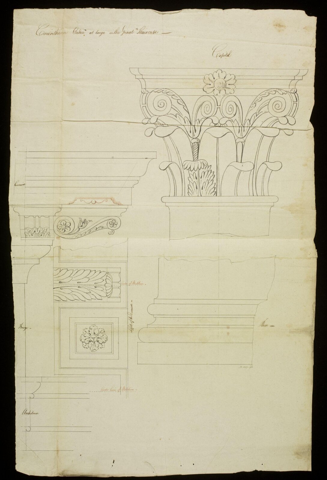 Drawing, Richard Jupp, 1797-98.