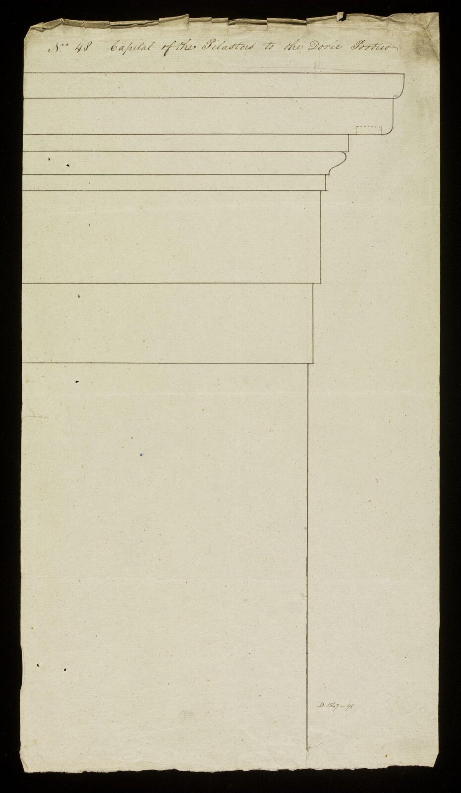 Drawing, Richard Jupp, 1797-98.