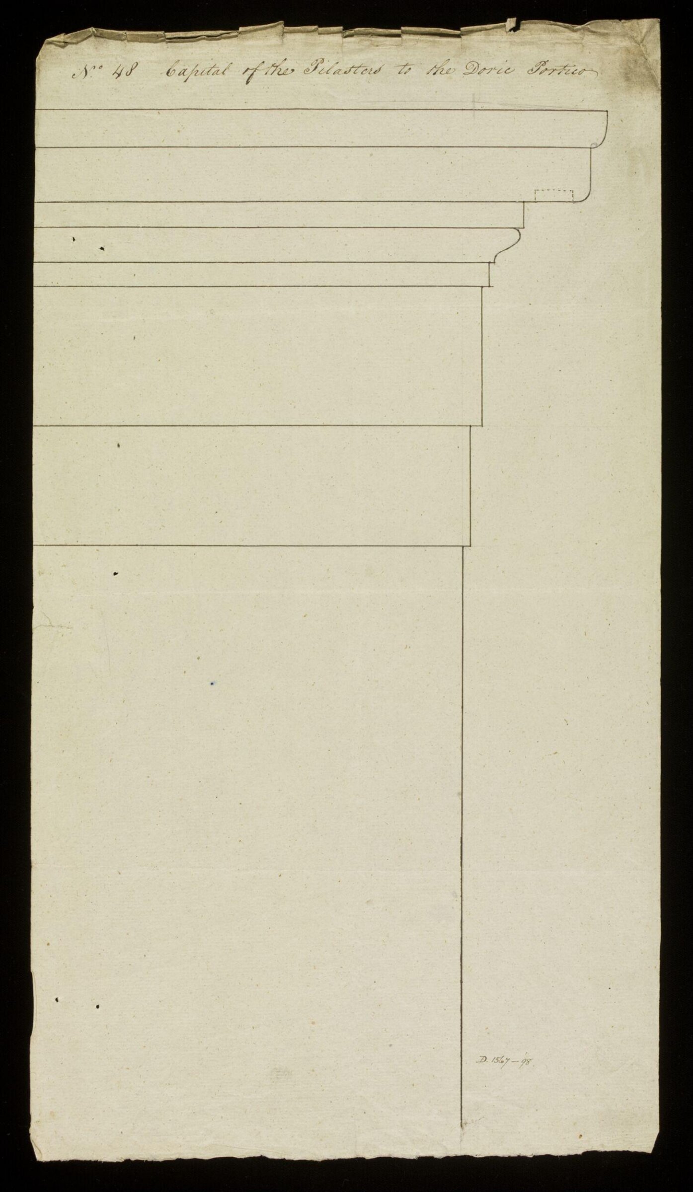 Drawing, Richard Jupp, 1797-98.