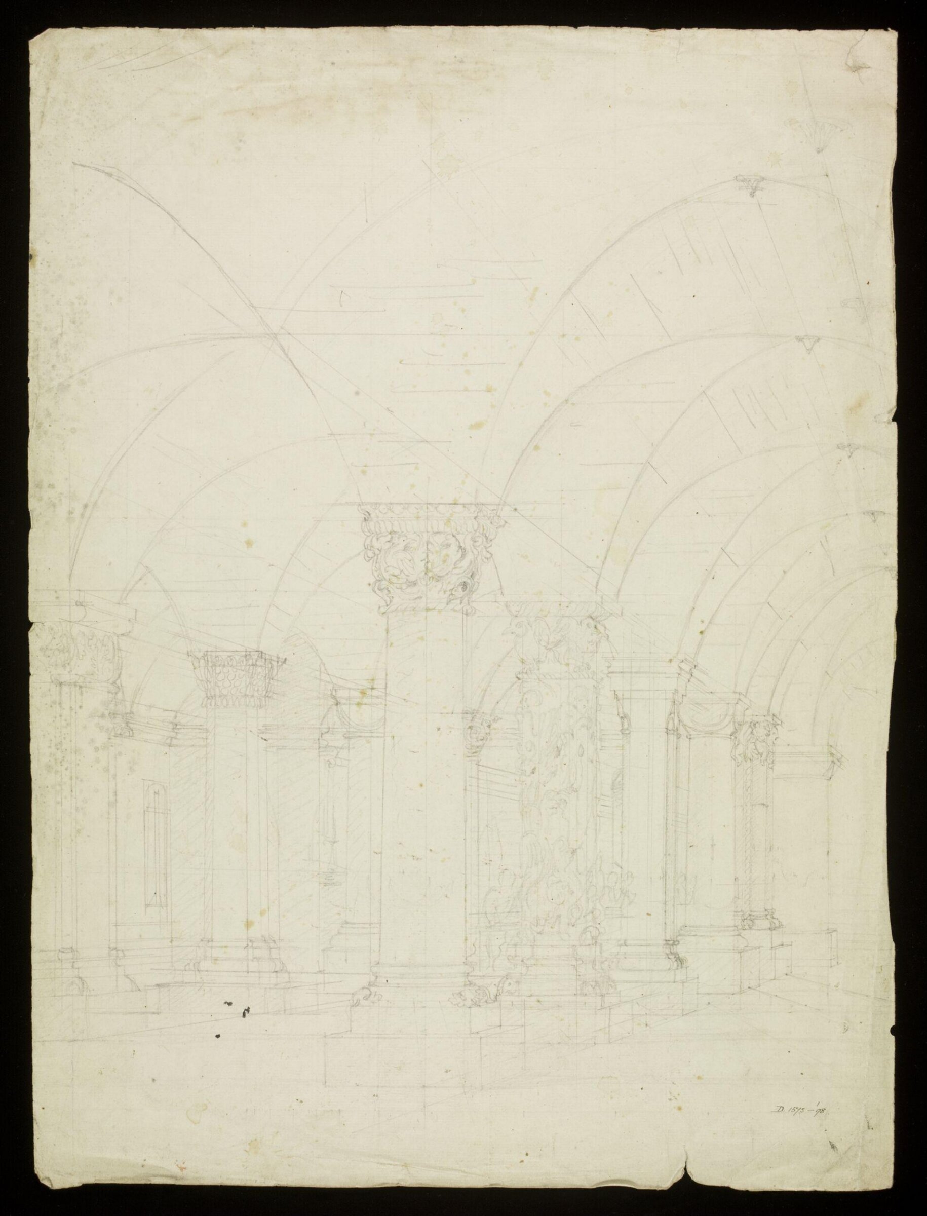 Drawing, Richard Jupp, 1797-98.