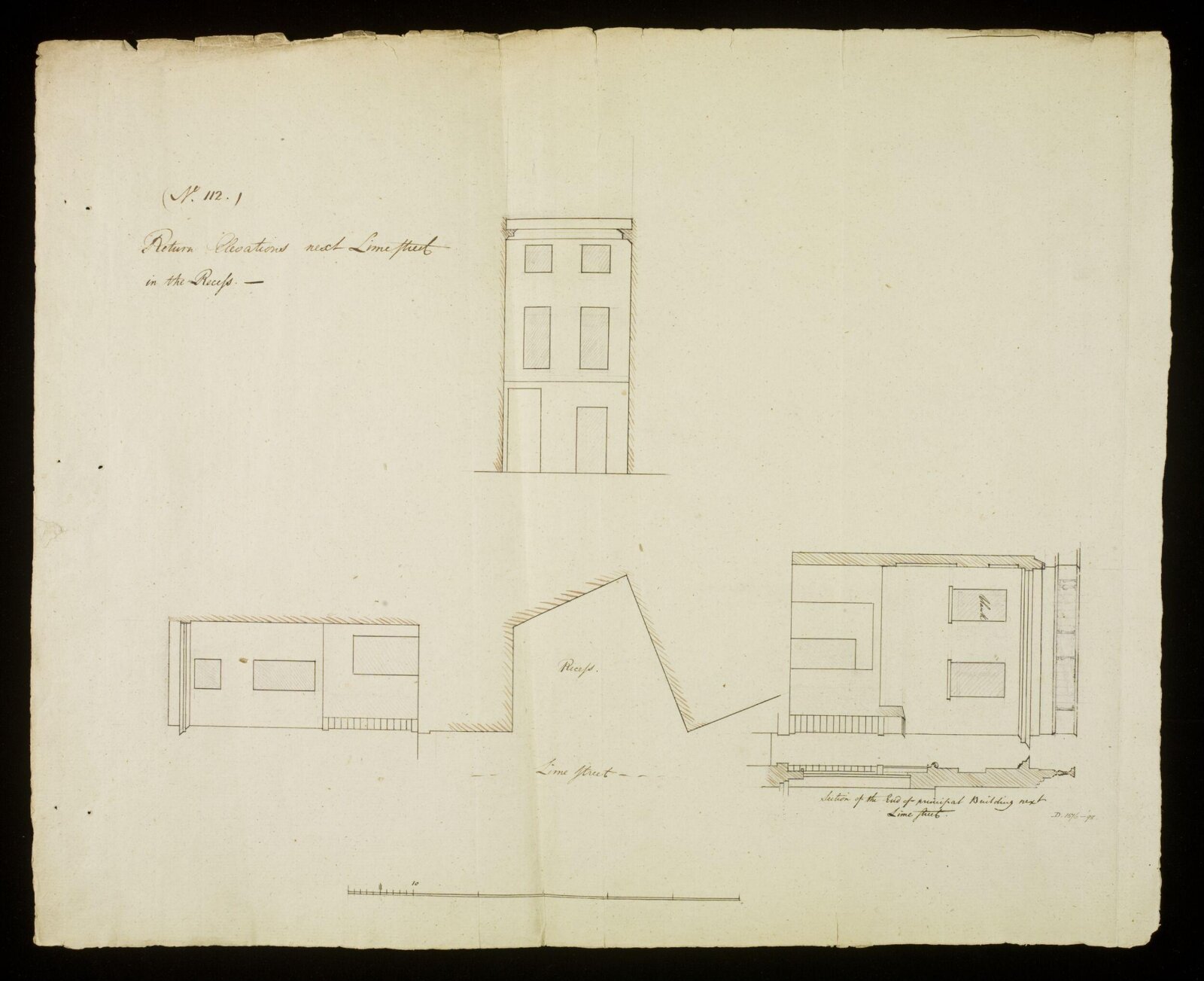 Drawing, Richard Jupp, 1797-98.
