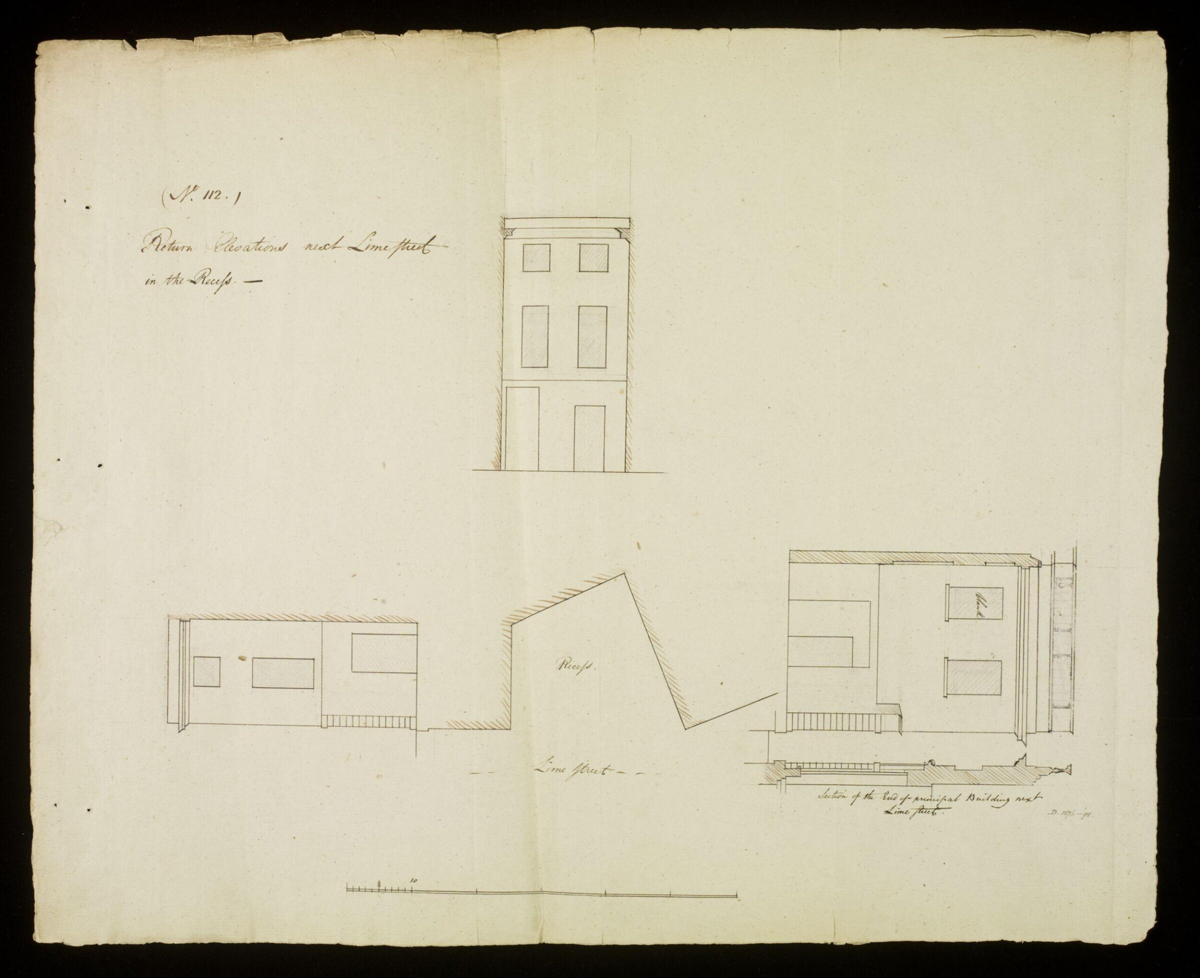 Drawing, Richard Jupp, 1797-98.