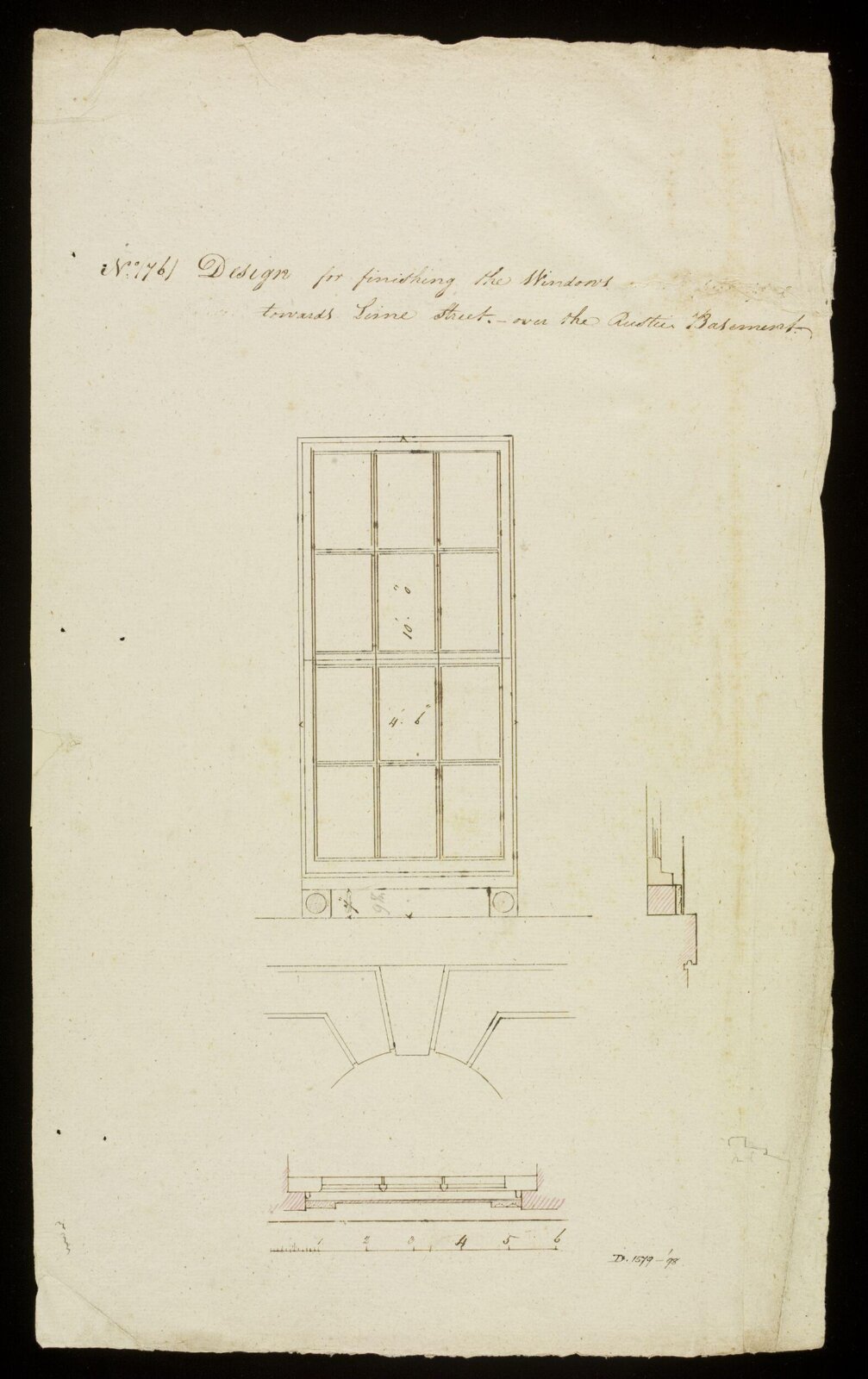 Drawing, Richard Jupp, 1797-98.