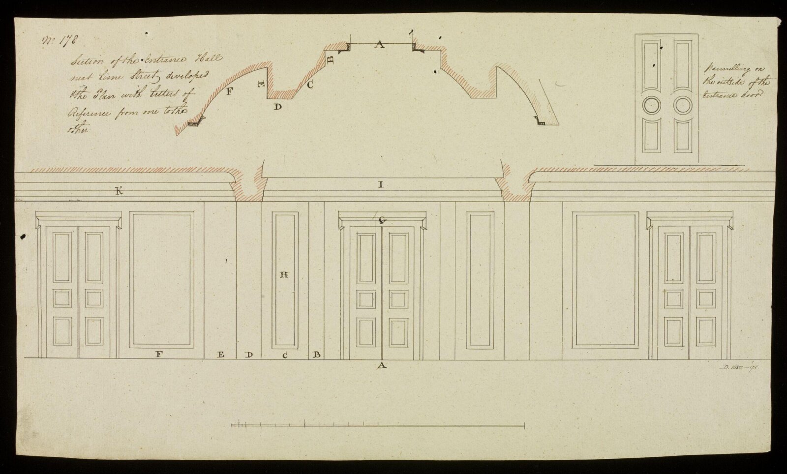 Drawing, Richard Jupp, 1797-98.
