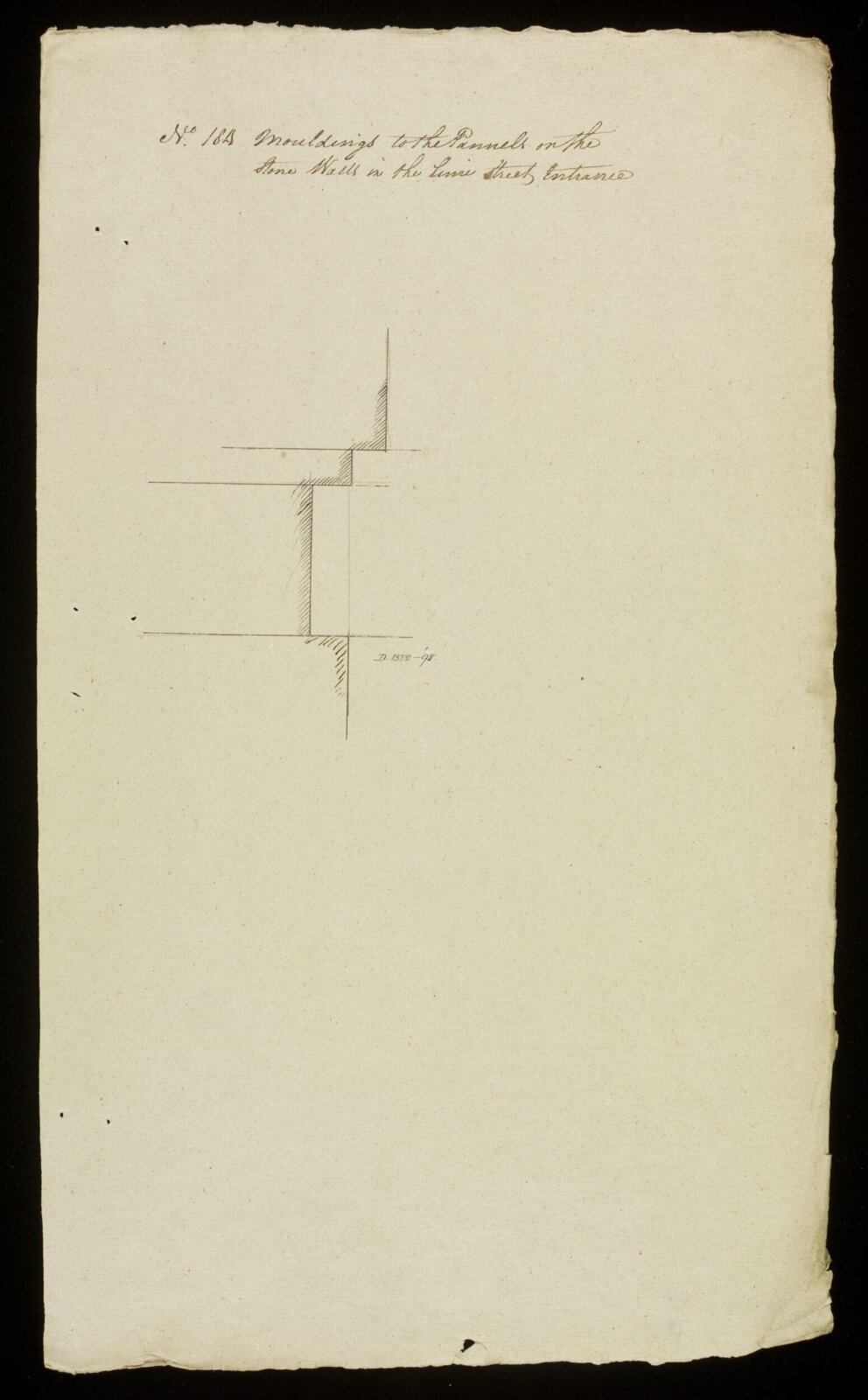 Drawing, Richard Jupp, 1797-98.