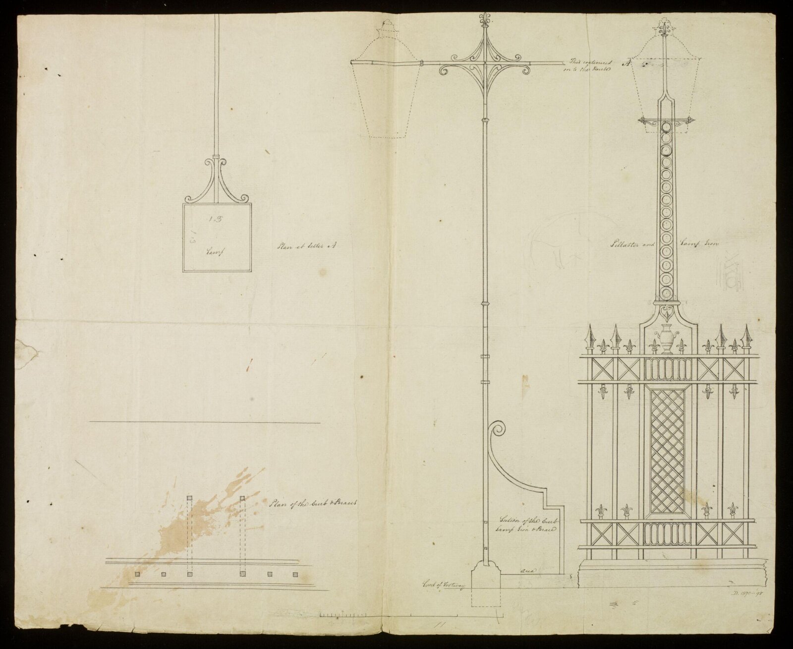 Drawing, Richard Jupp, 1797-98.