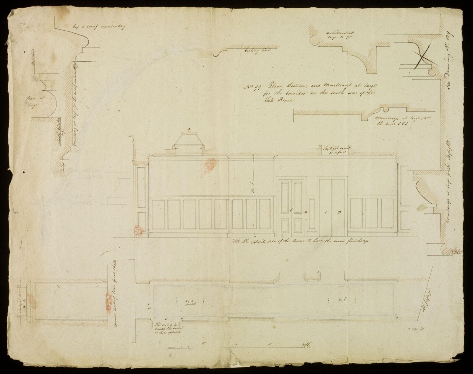 Drawing, Richard Jupp, 1797-98.