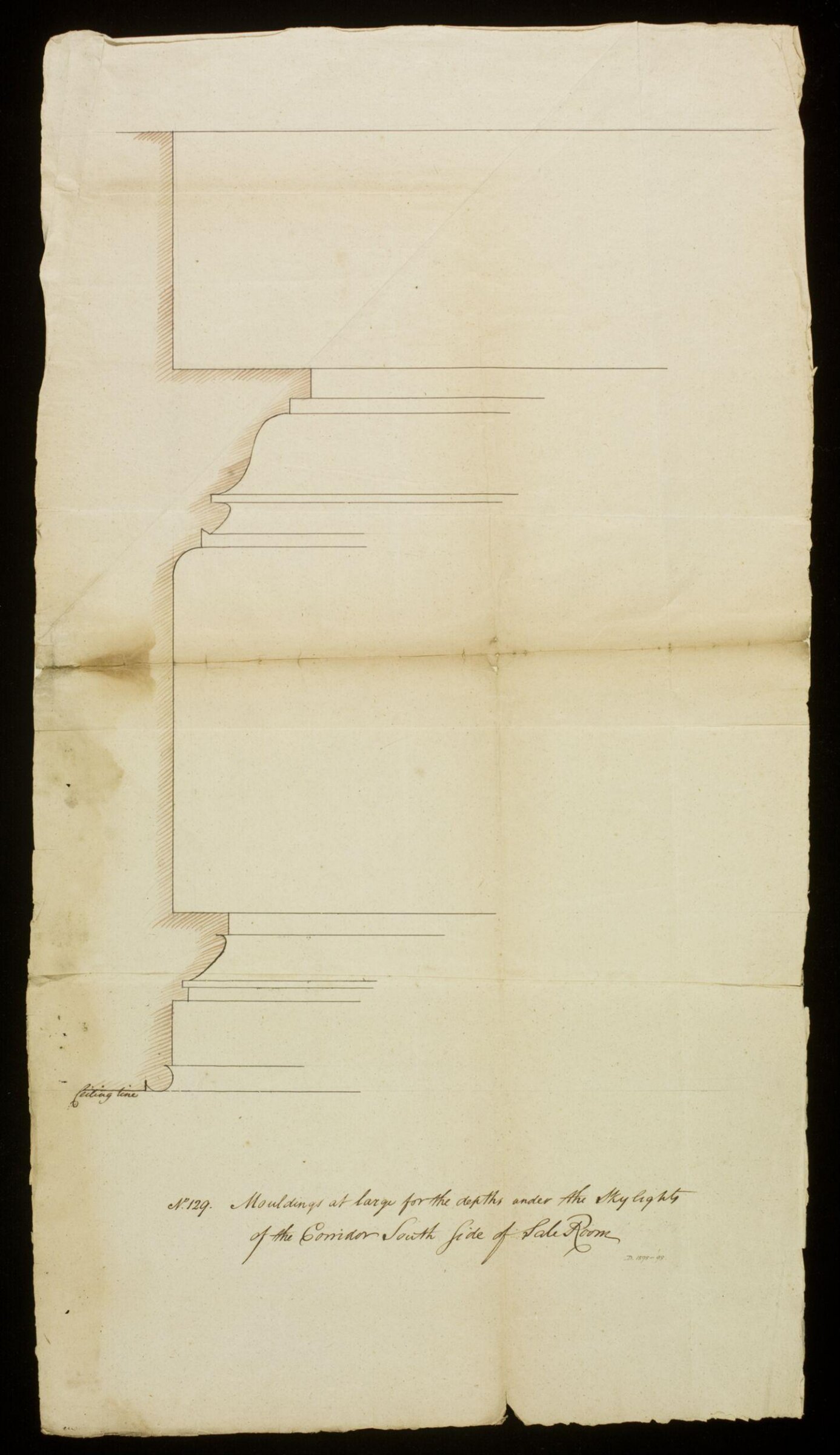 Drawing, Richard Jupp, 1797-98.
