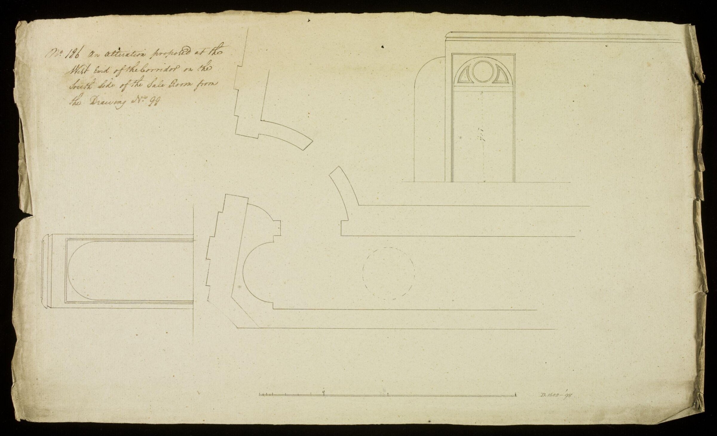 Drawing, Richard Jupp, 1797-98.