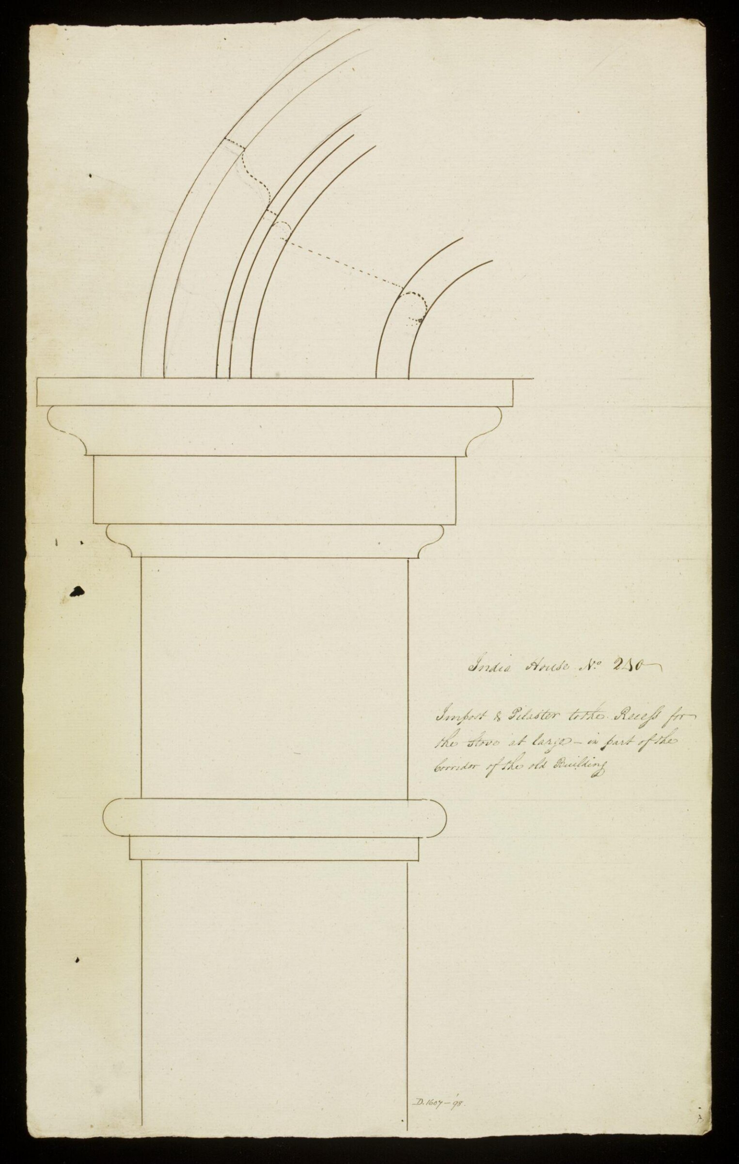 Drawing, Richard Jupp, 1797-98.