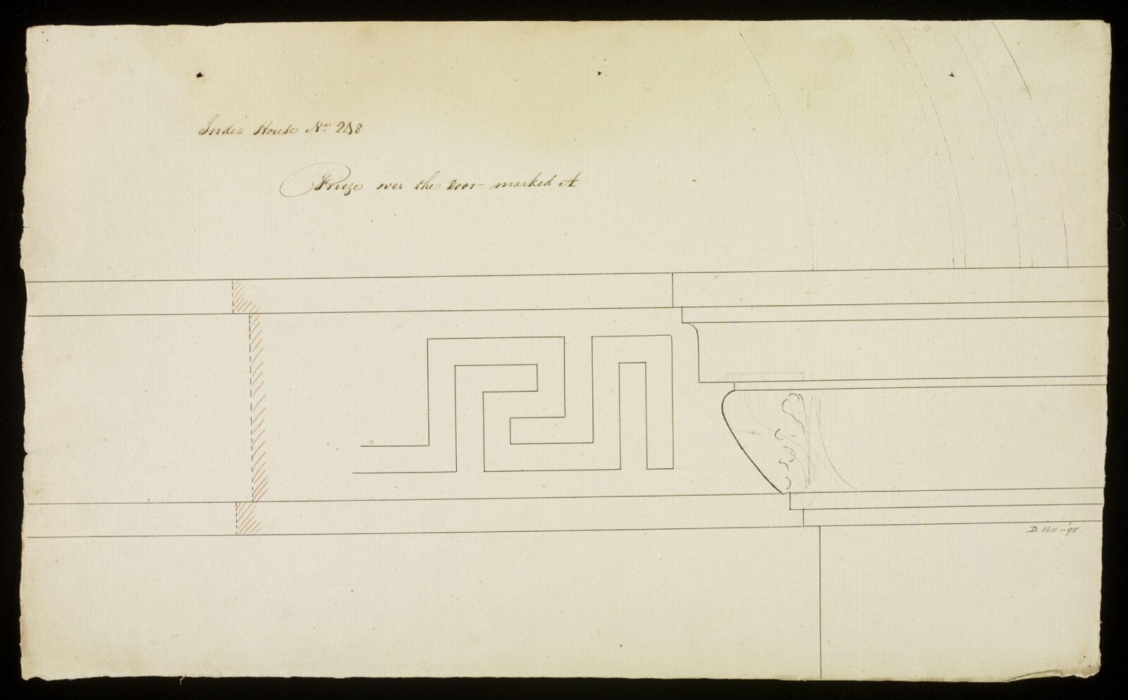 Drawing, Richard Jupp, 1797-98.