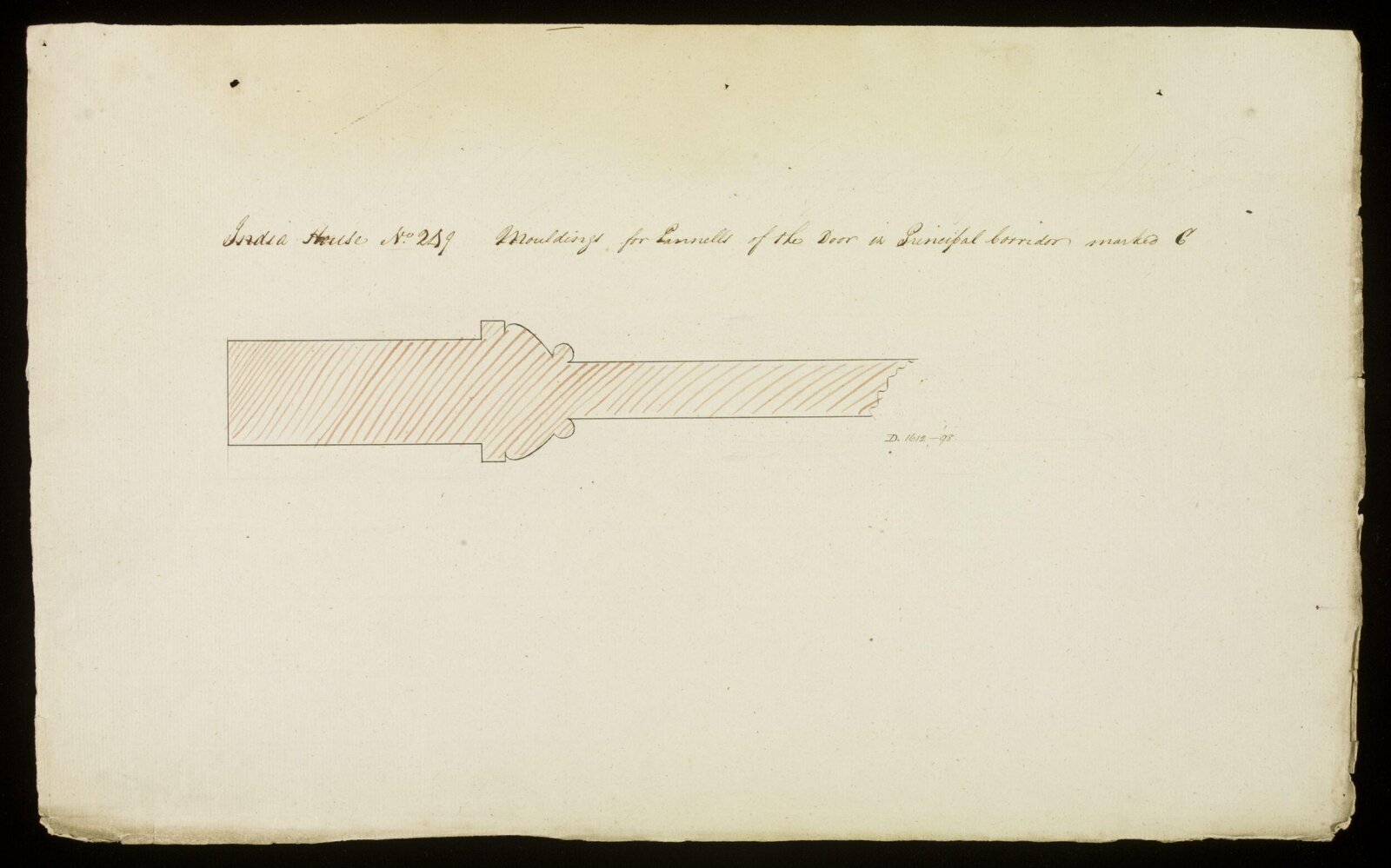 Drawing, Richard Jupp, 1797-98.