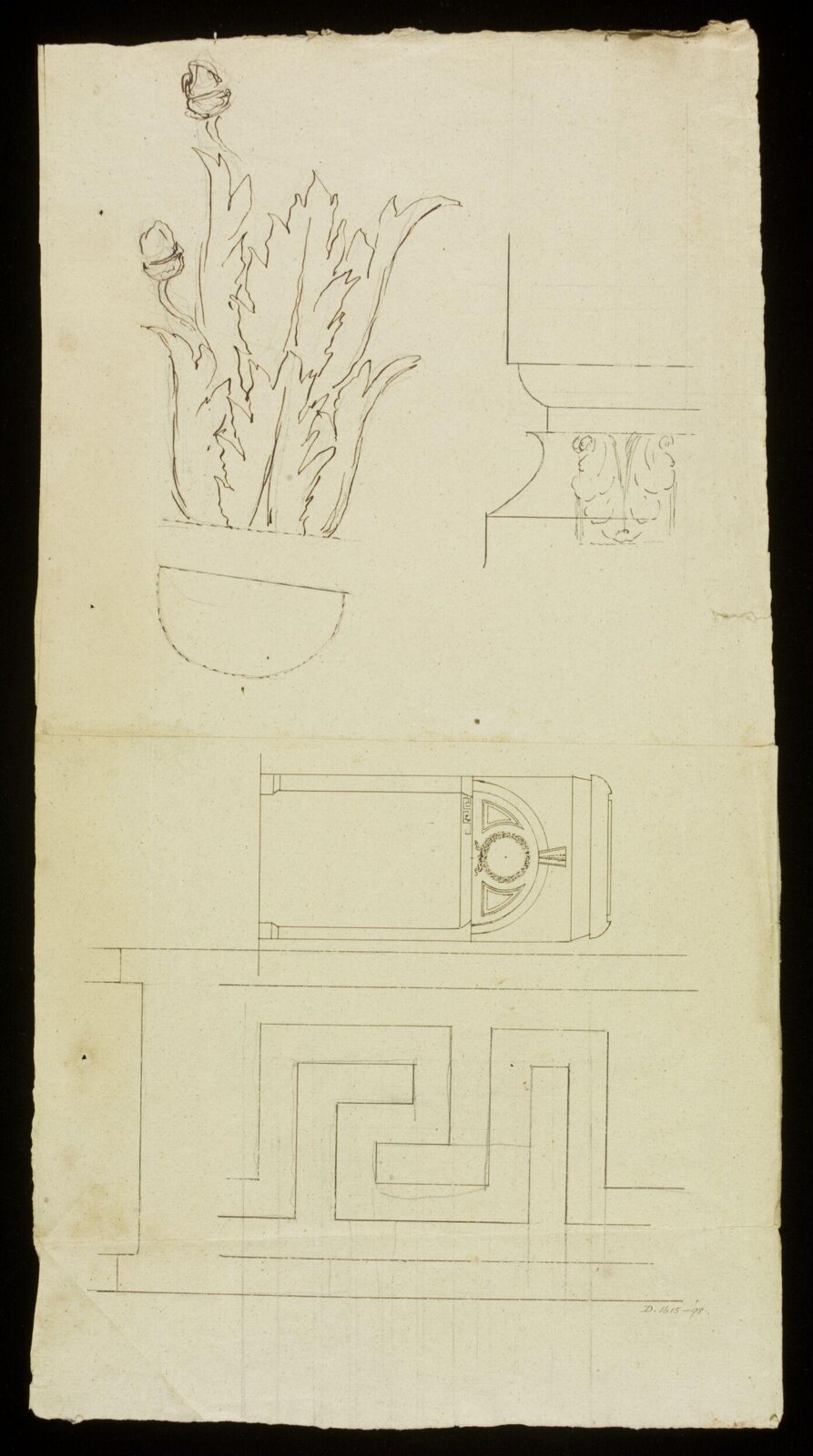 Drawing, Richard Jupp, 1797-98.