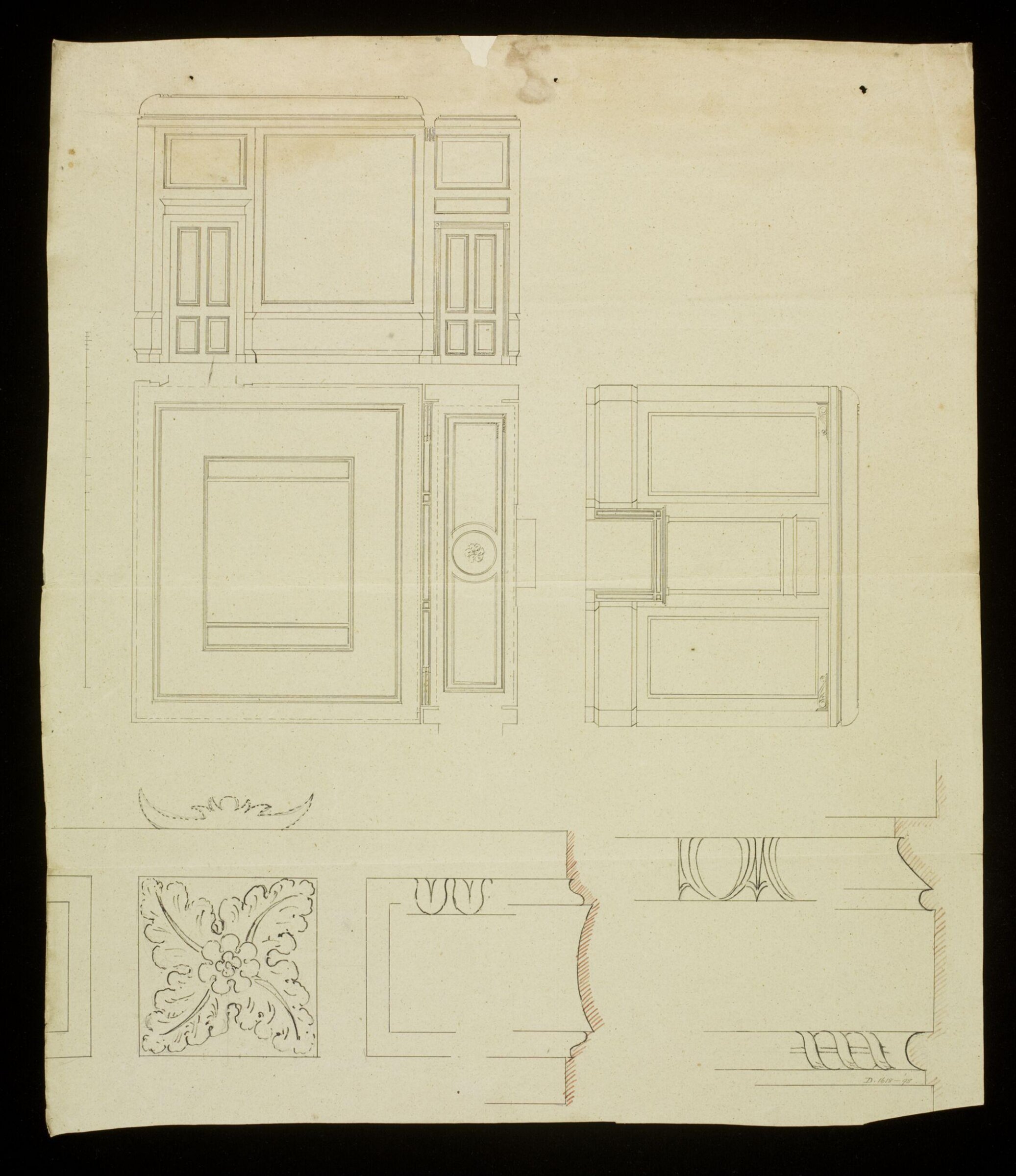 Drawing, Richard Jupp, 1797-98.
