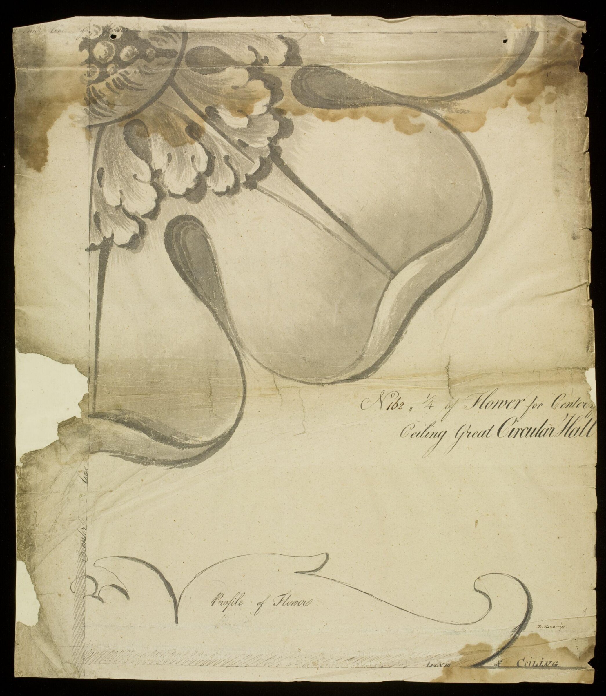 Drawing, Richard Jupp, 1797-98.