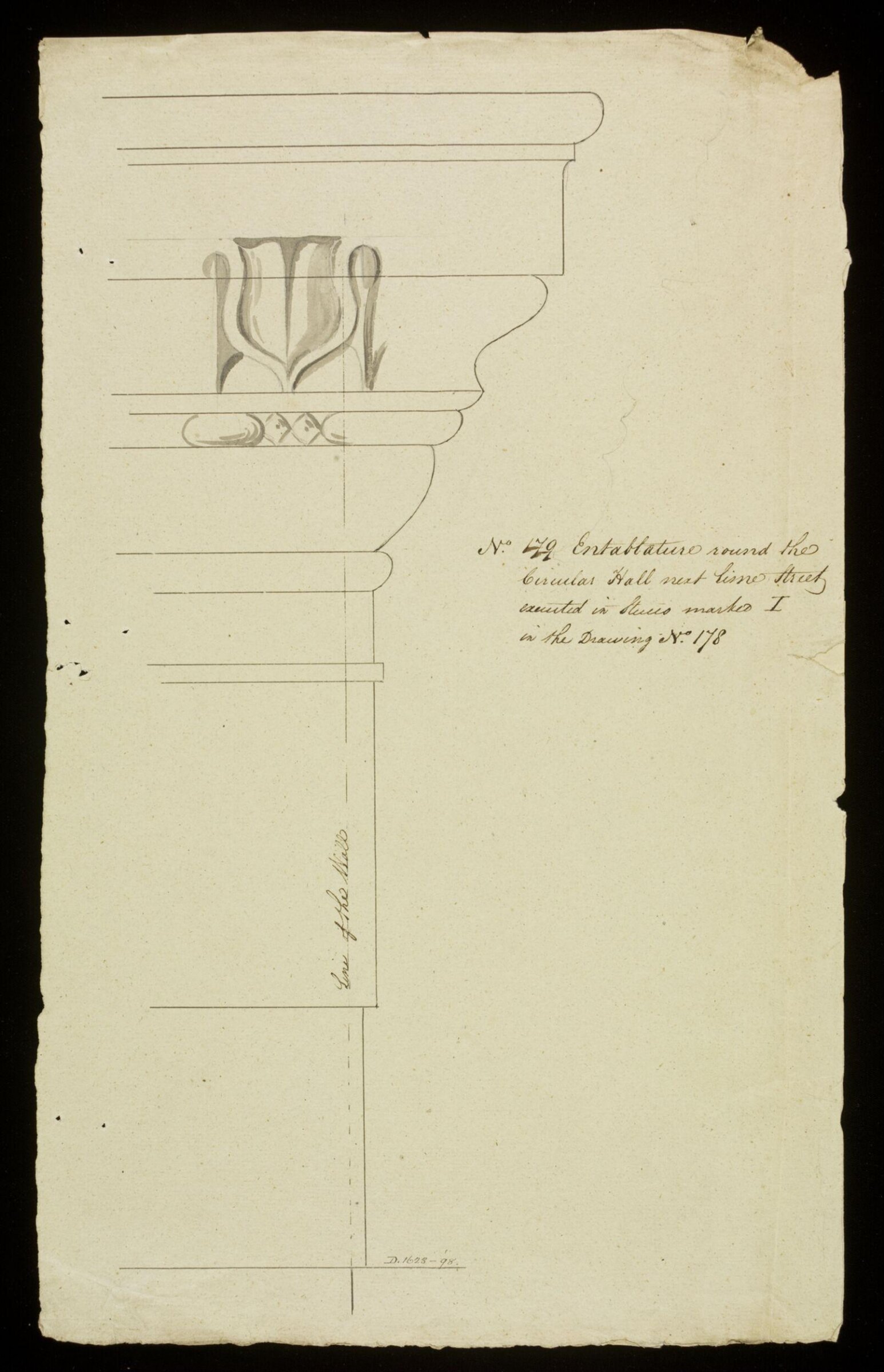 Drawing, Richard Jupp, 1797-98.