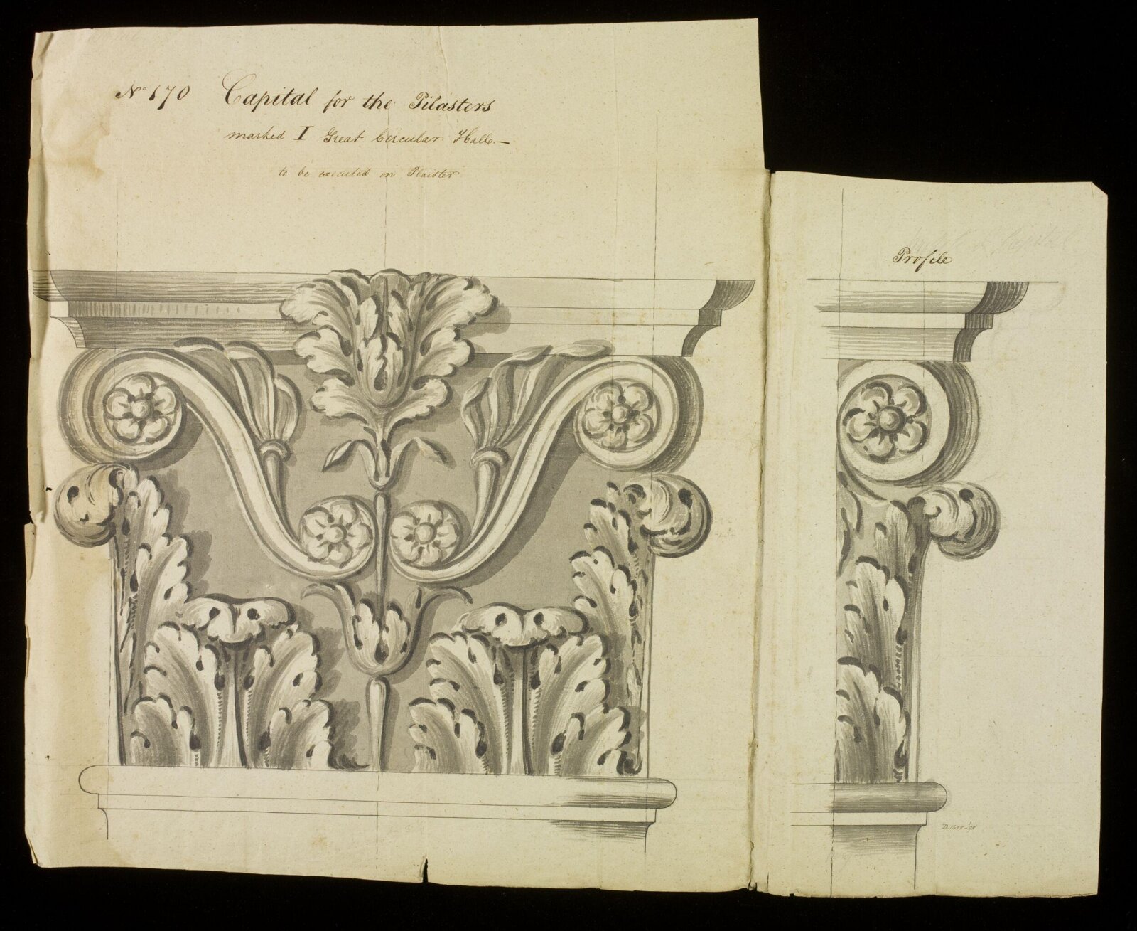 Drawing, Richard Jupp, 1797-98.