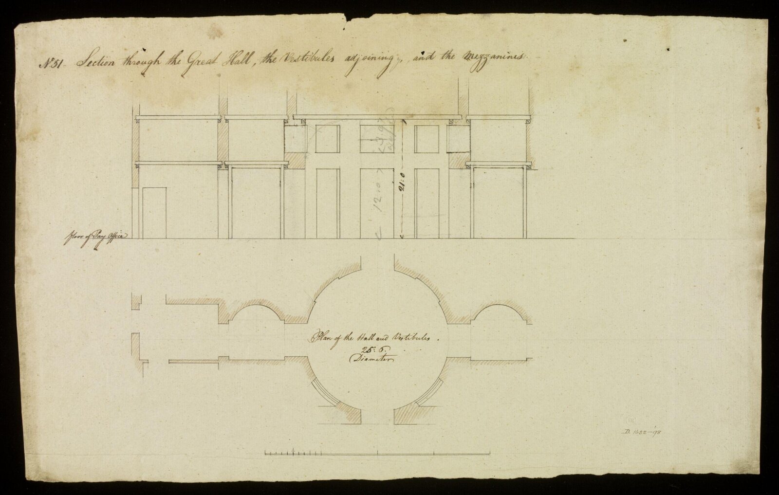 Drawing, Richard Jupp, 1797-98.
