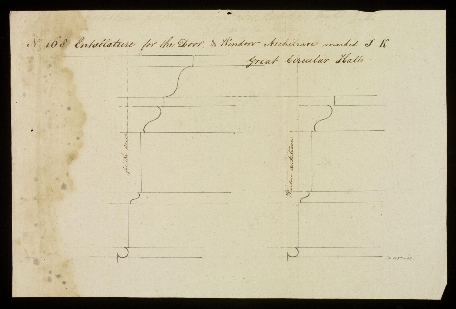 Drawing, Richard Jupp, 1797-98.