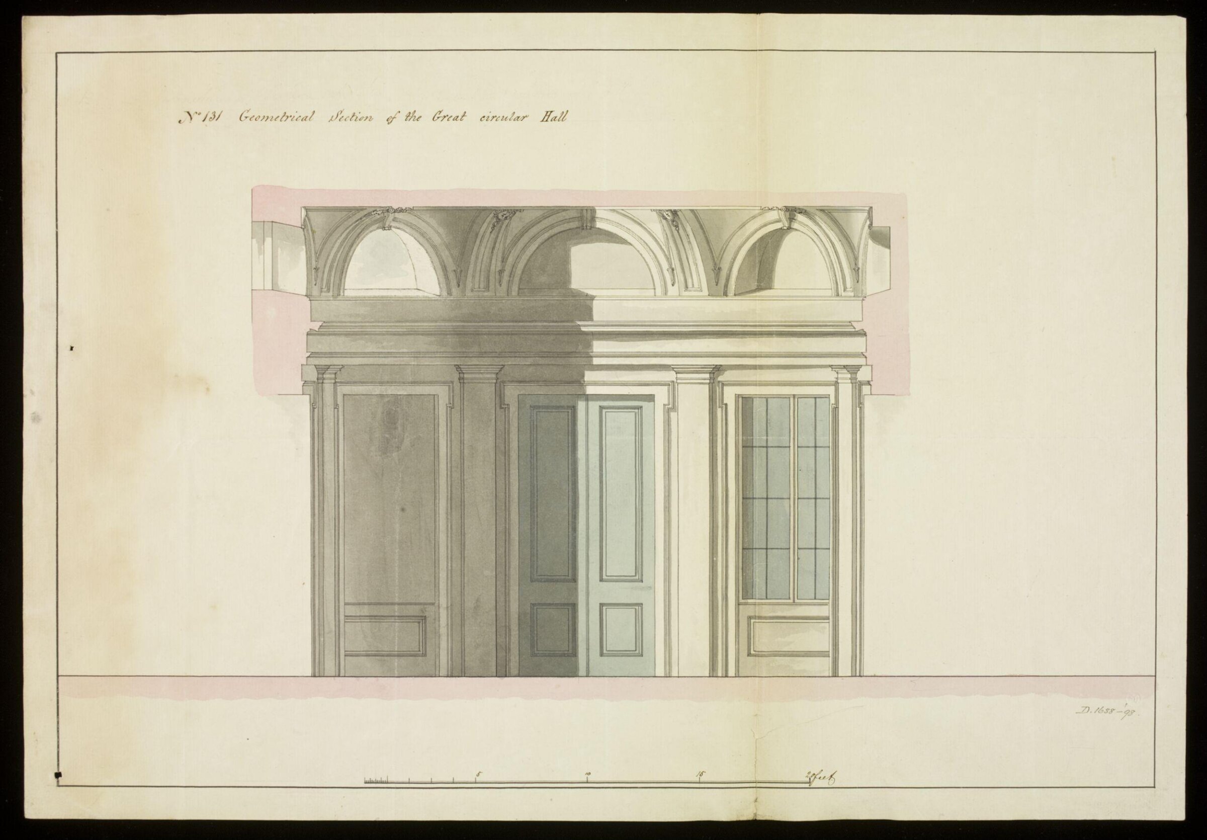 Drawing, Richard Jupp, 1797-98.