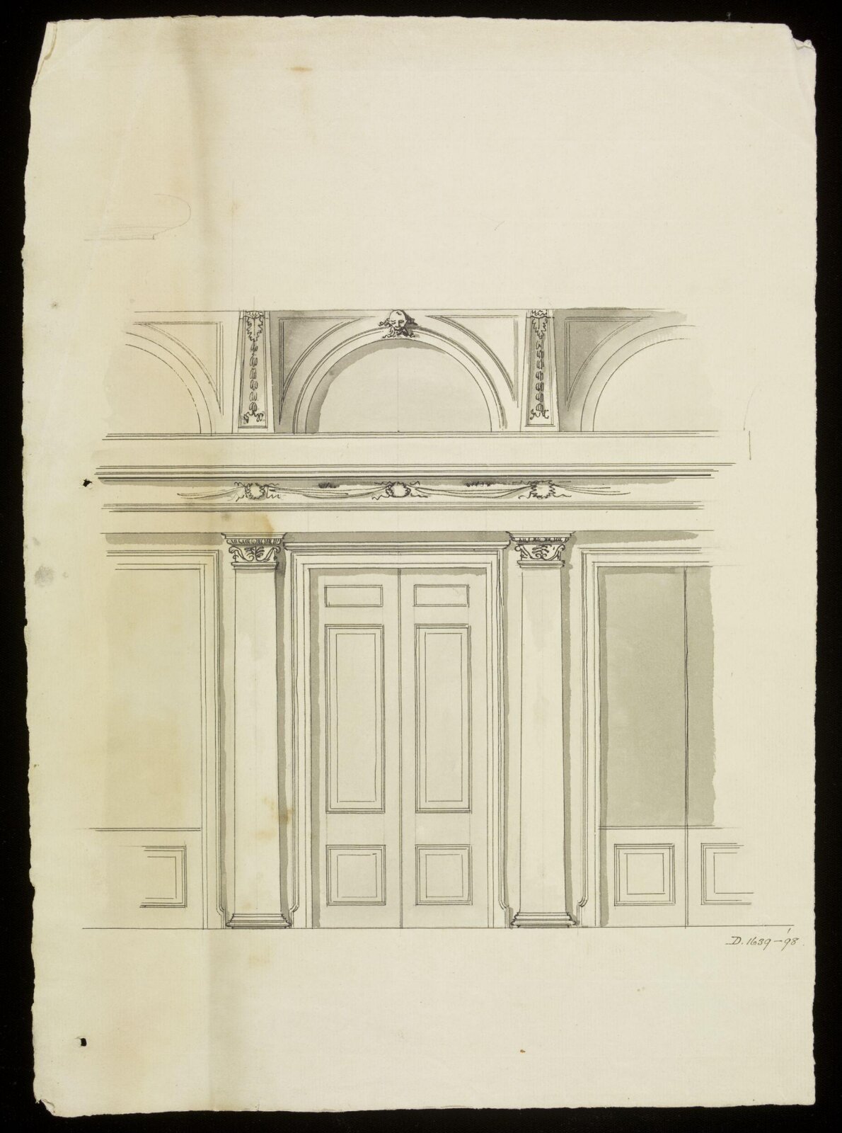 Drawing, Richard Jupp, 1797-98.