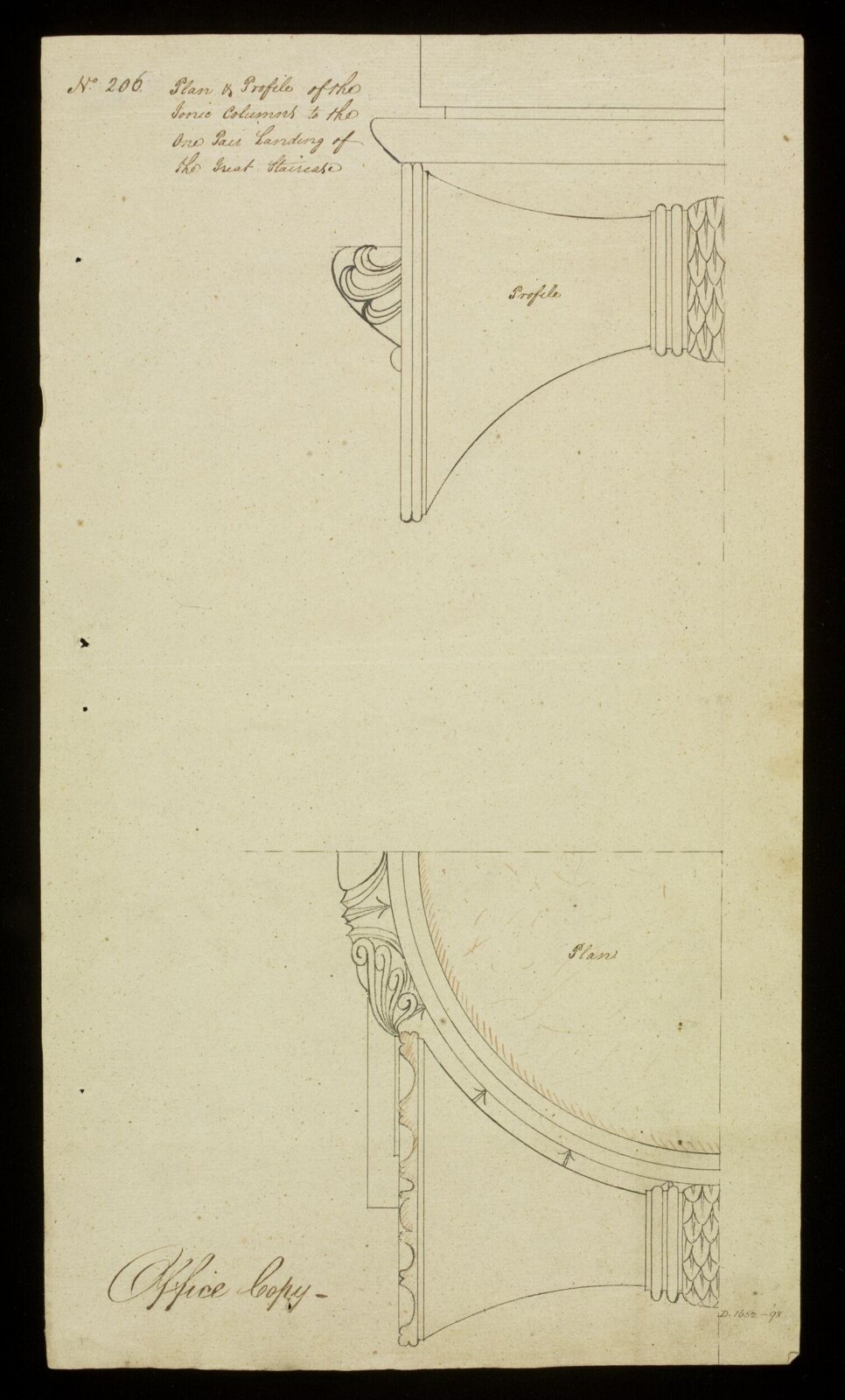 Drawing, Richard Jupp, 1797-98.