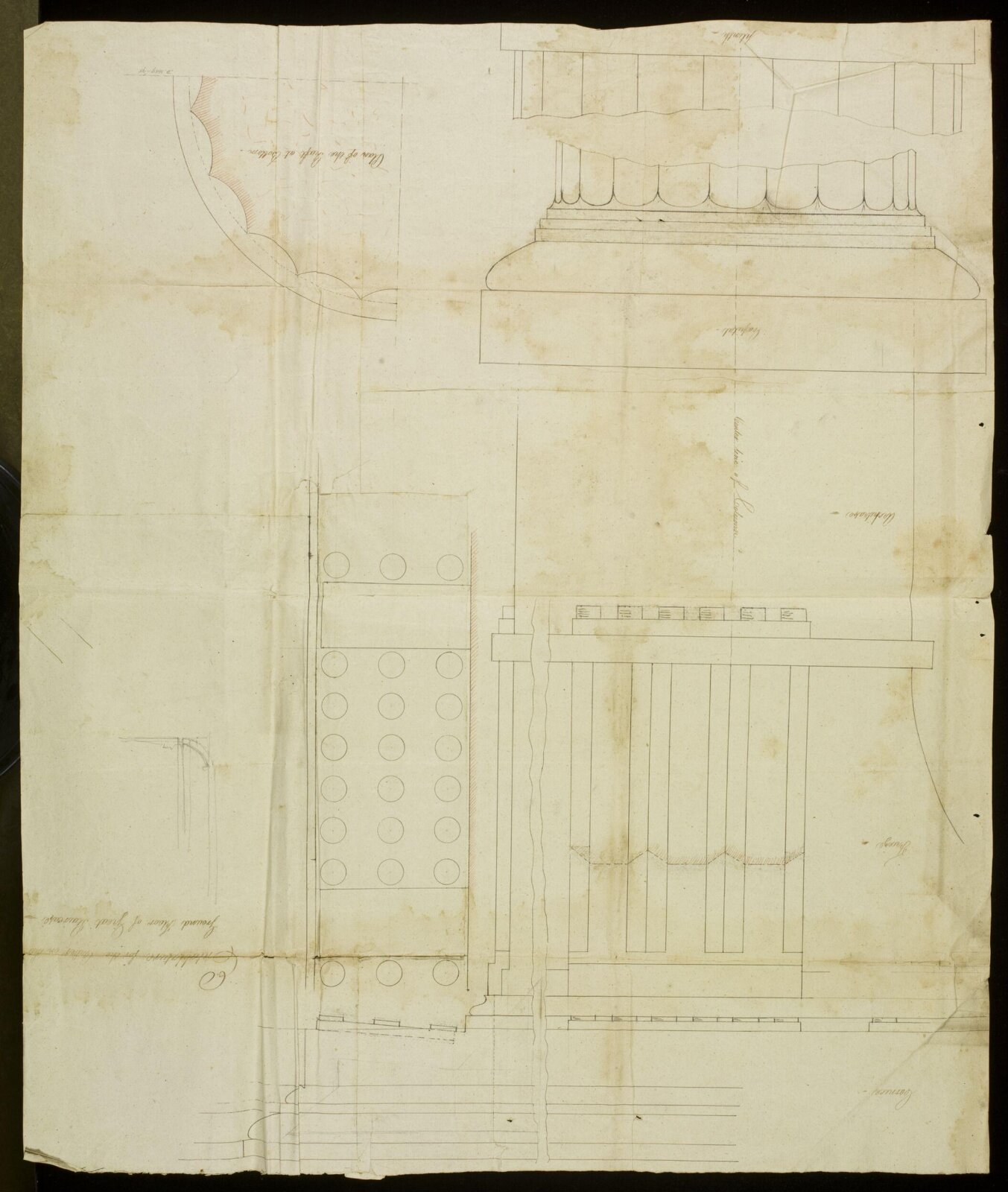 Drawing, Richard Jupp, 1797-98.