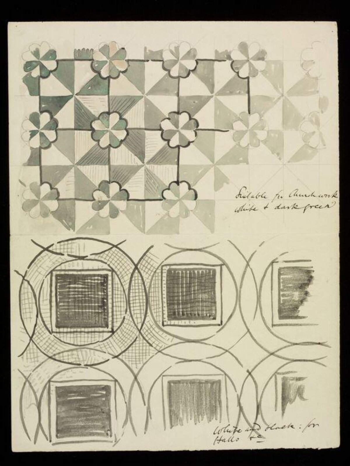 Drawing, W. R. Lethaby, late 19th-early 20th century