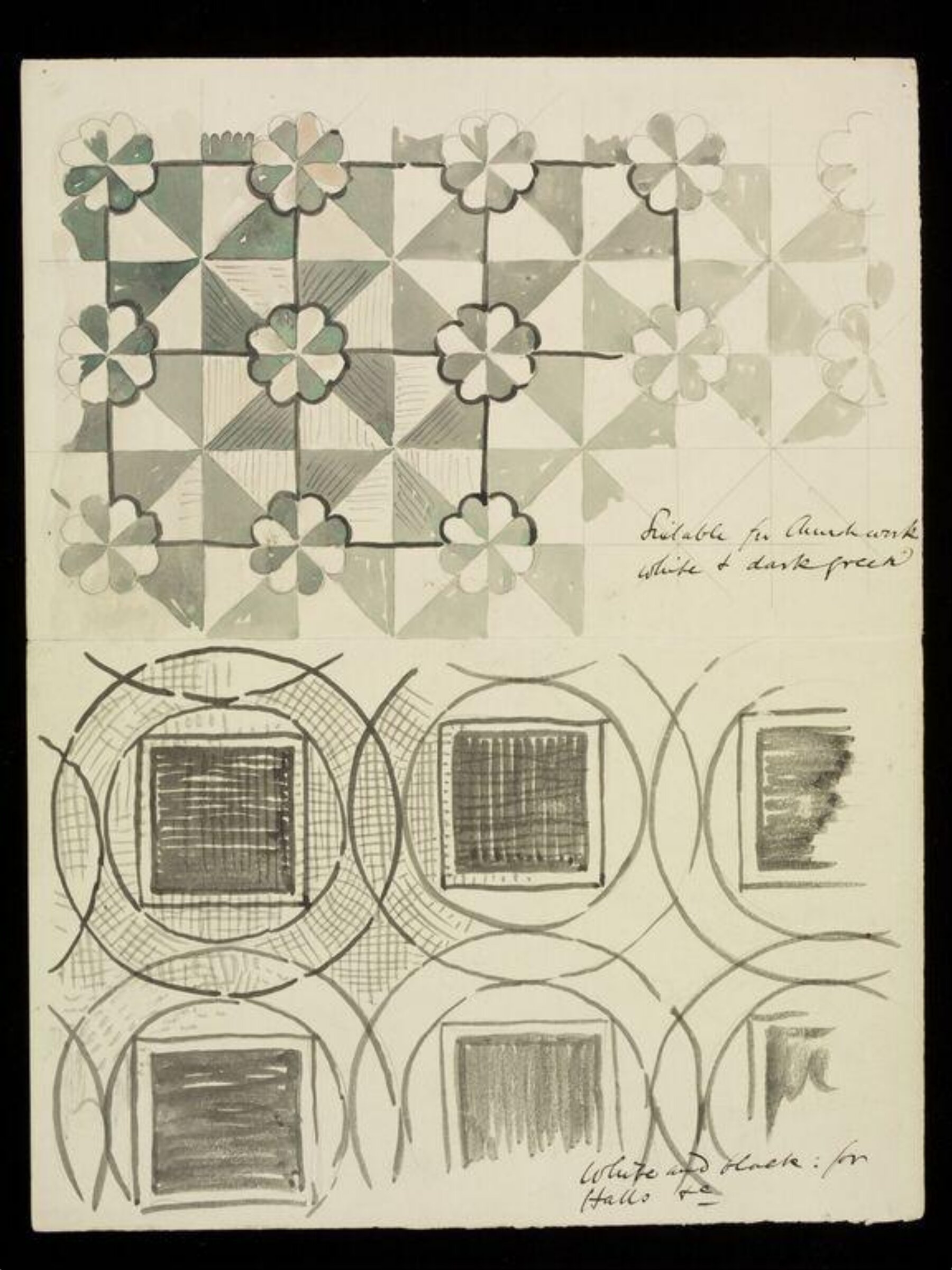 Drawing, W. R. Lethaby, late 19th-early 20th century