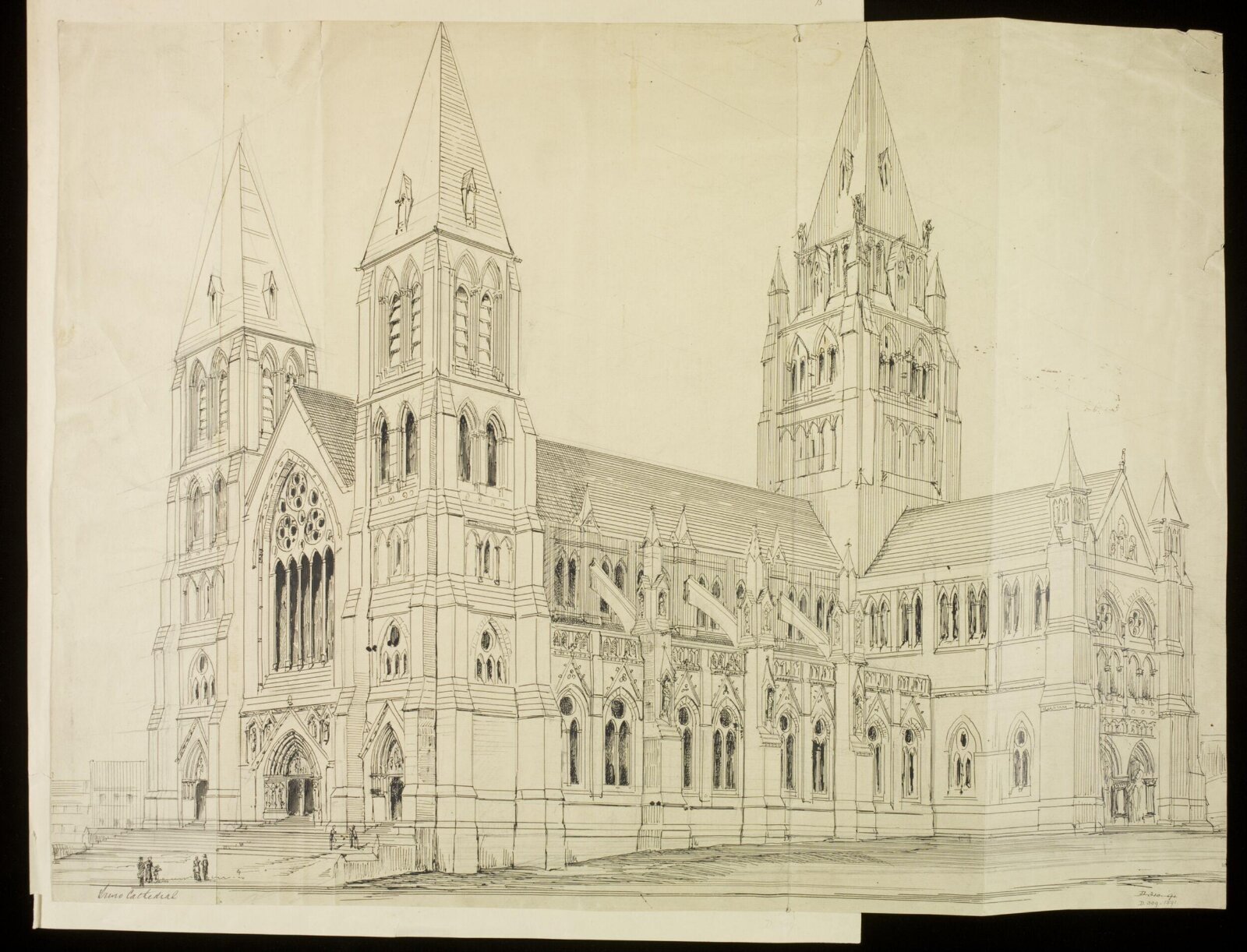Drawing, William Burges, ca. 1878