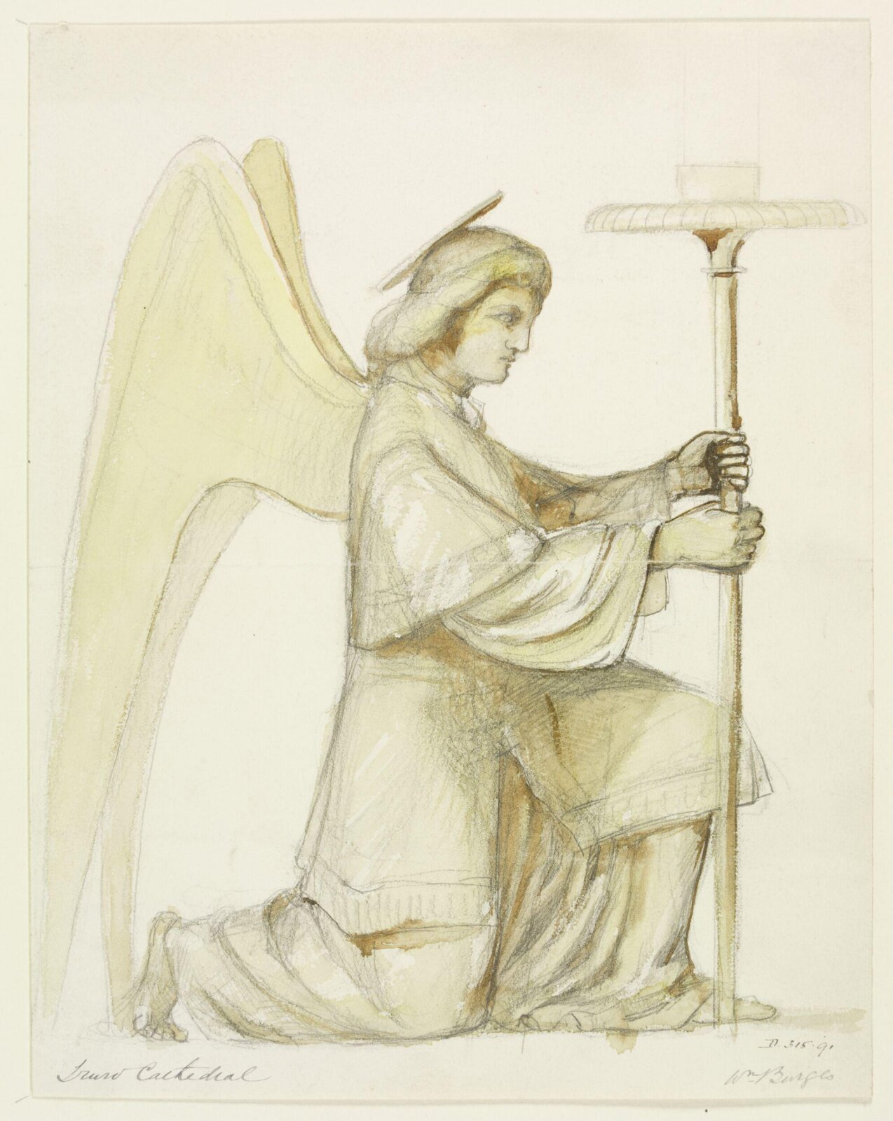 Drawing, William Burges, ca. 1878