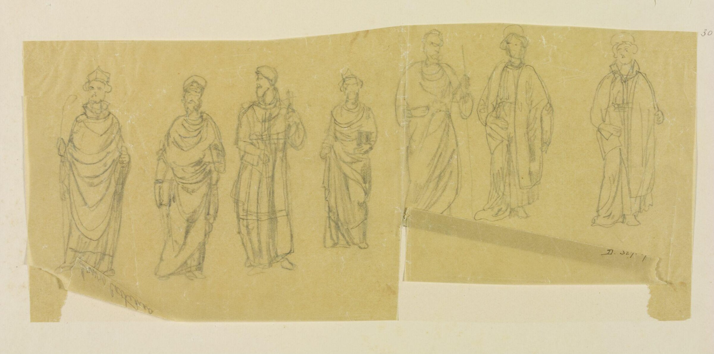Drawing, William Burges, ca. 1878