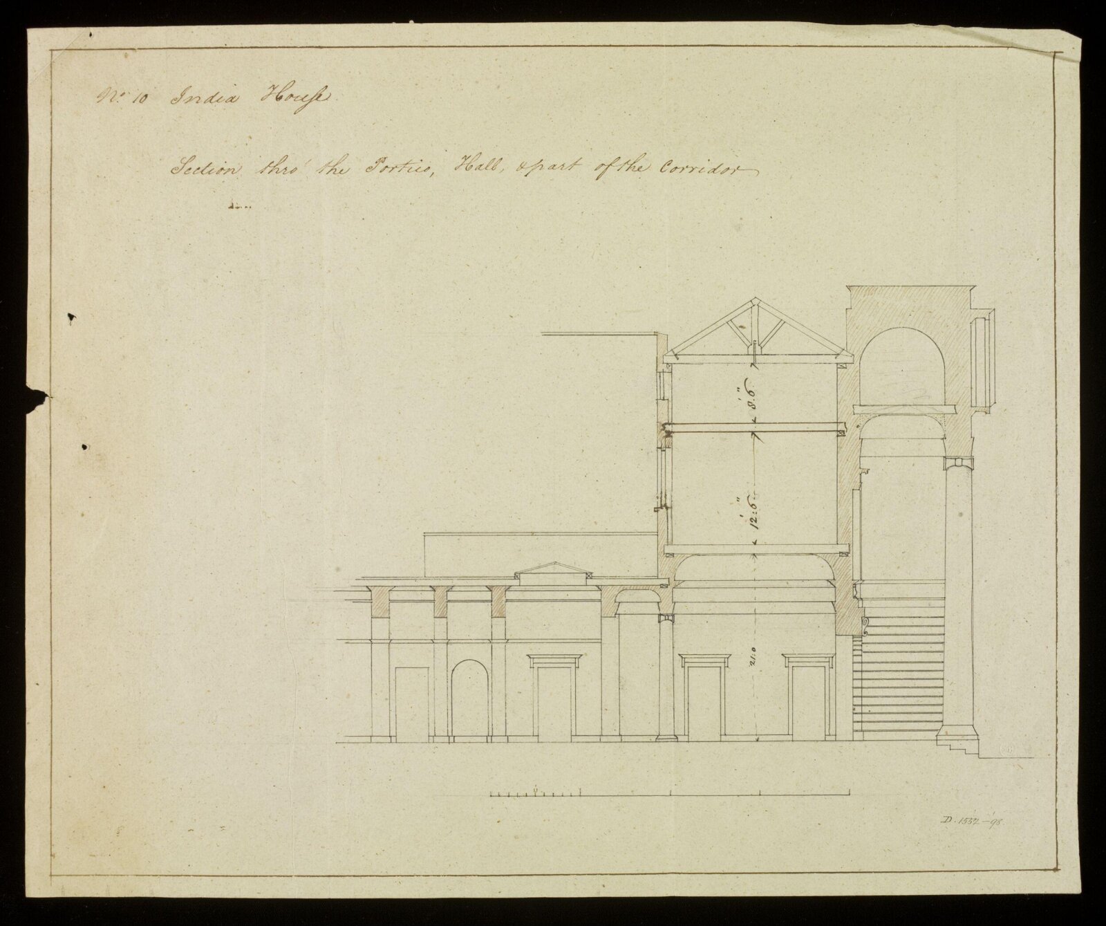 Drawing, Richard Jupp, 1797-98.
