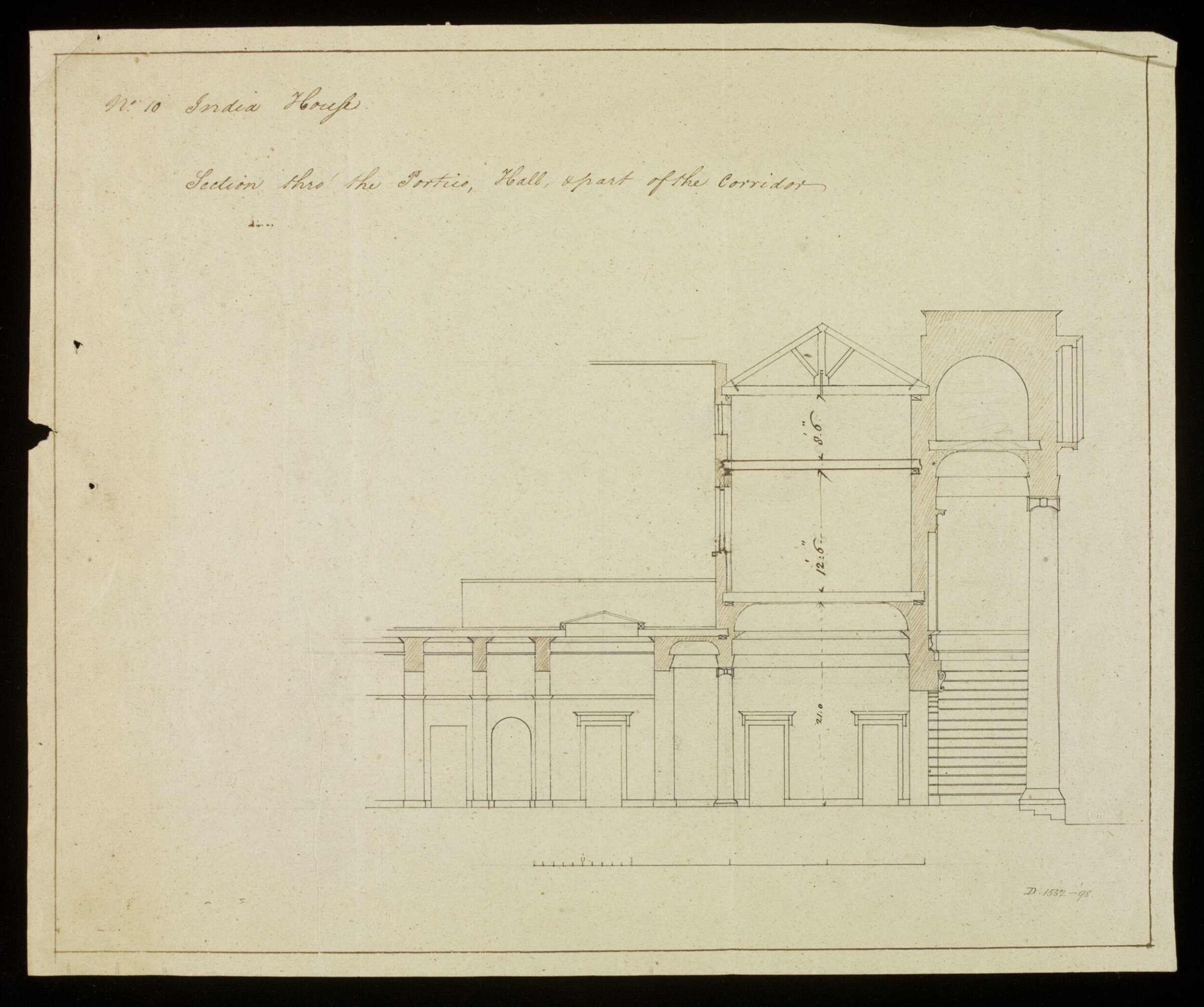 Drawing, Richard Jupp, 1797-98.