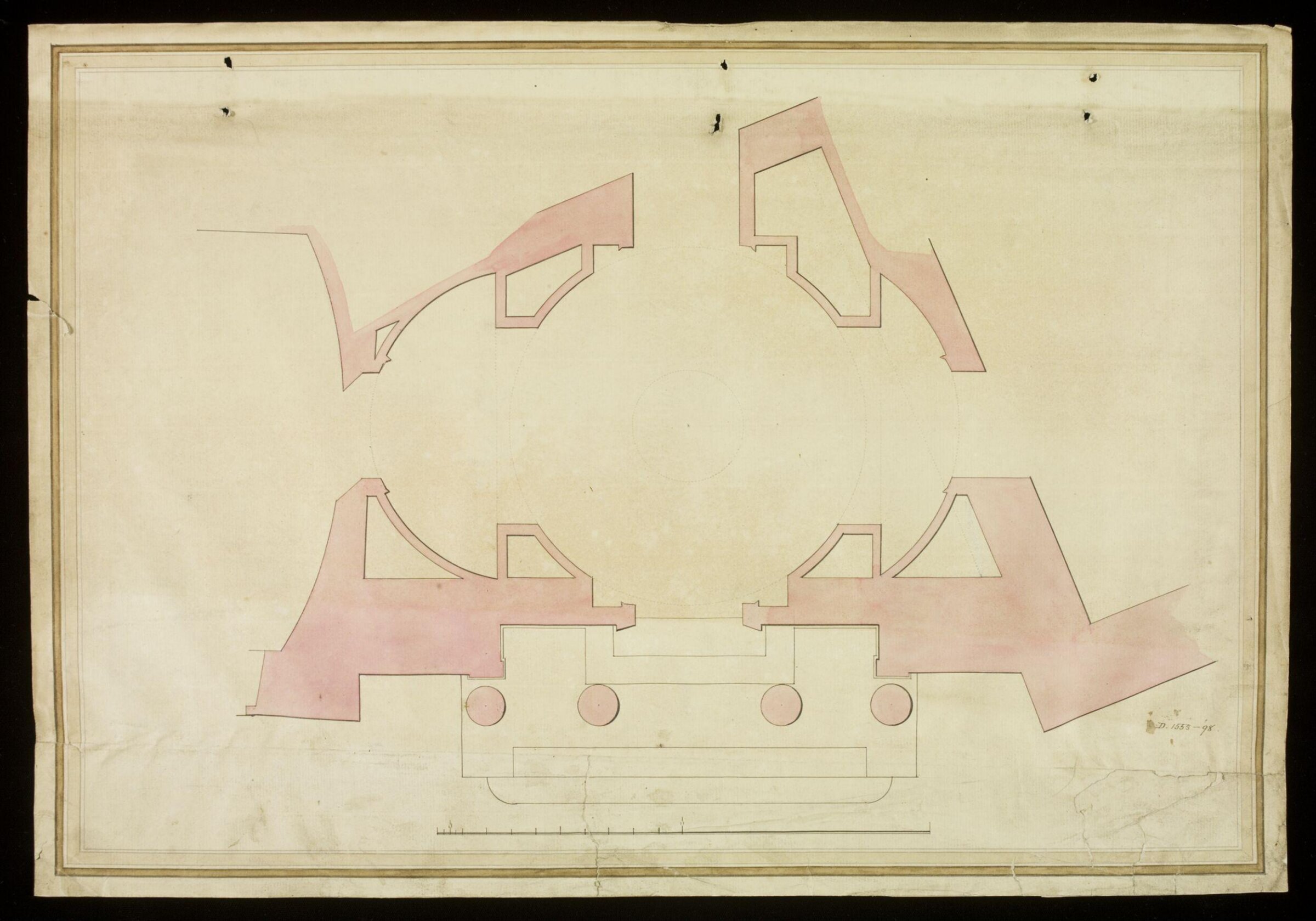 Drawing, Richard Jupp, 1797-98.
