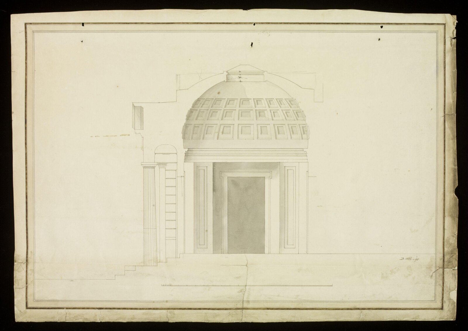 Drawing, Richard Jupp, 1797-98.