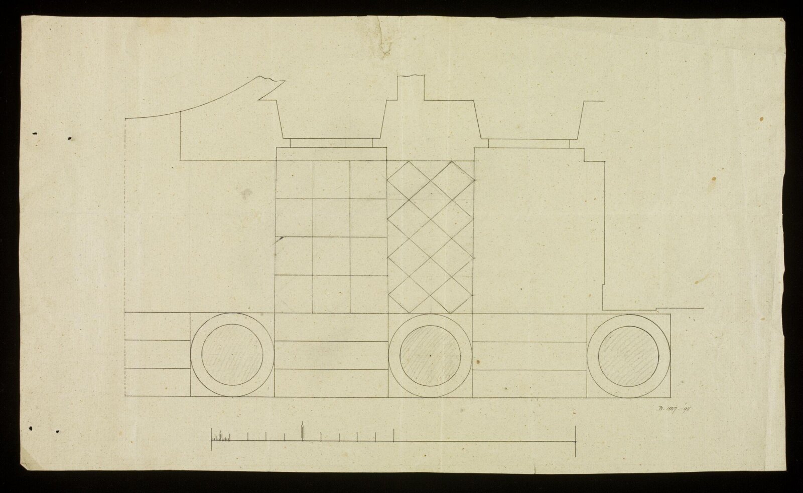 Drawing, Richard Jupp, 1797-98.