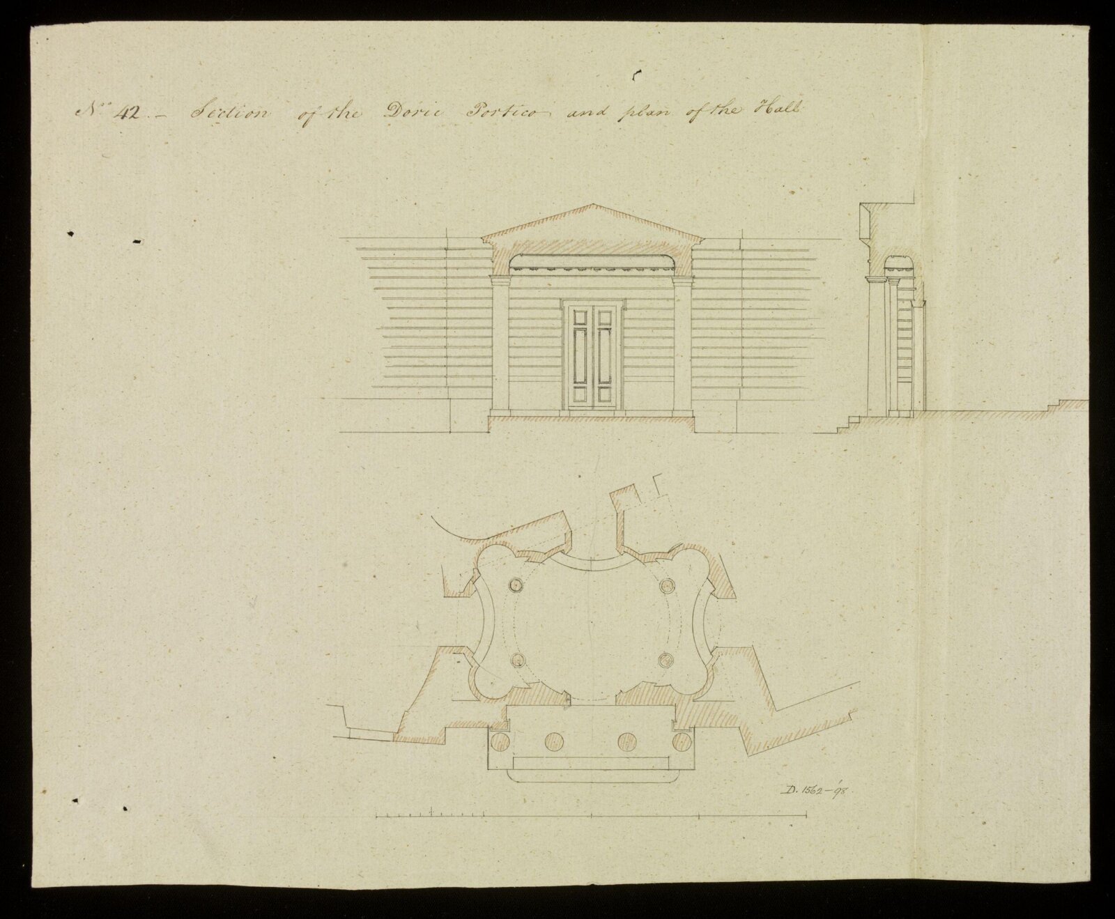 Drawing, Richard Jupp, 1797-98.