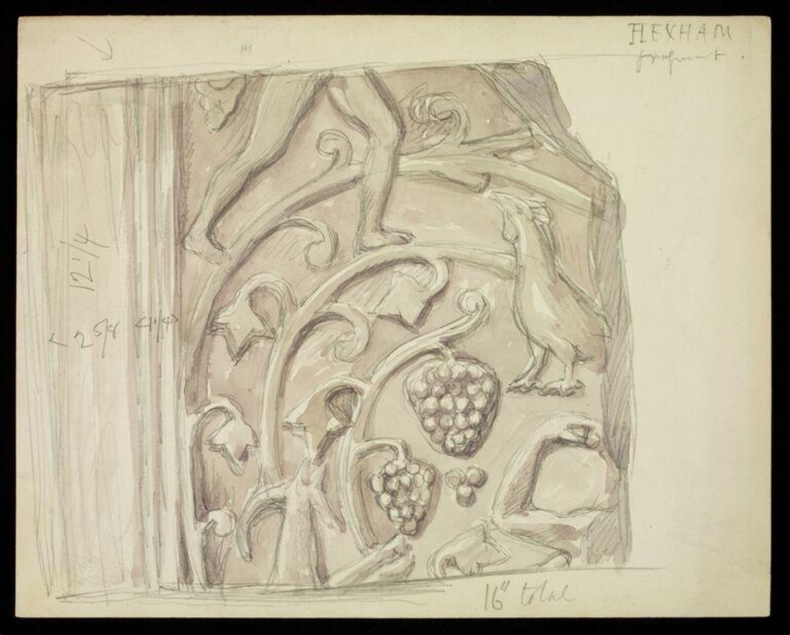 Drawing, W. R. Lethaby, late 19th-early 20th century