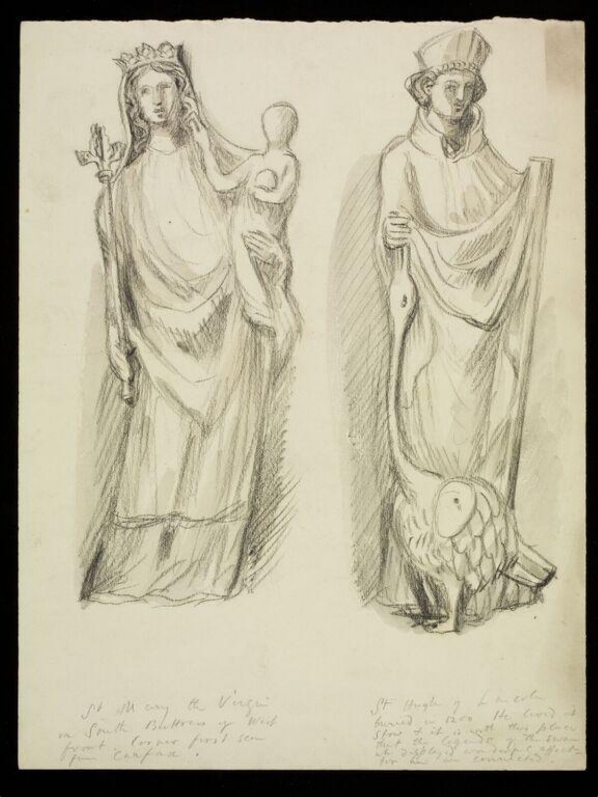Drawing, W. R. Lethaby, late 19th-early 20th century