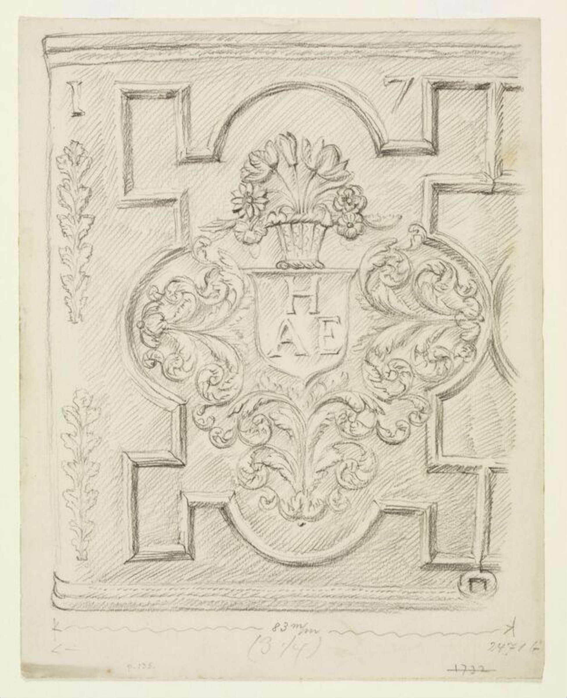 Drawing, W. R. Lethaby, late 19th century