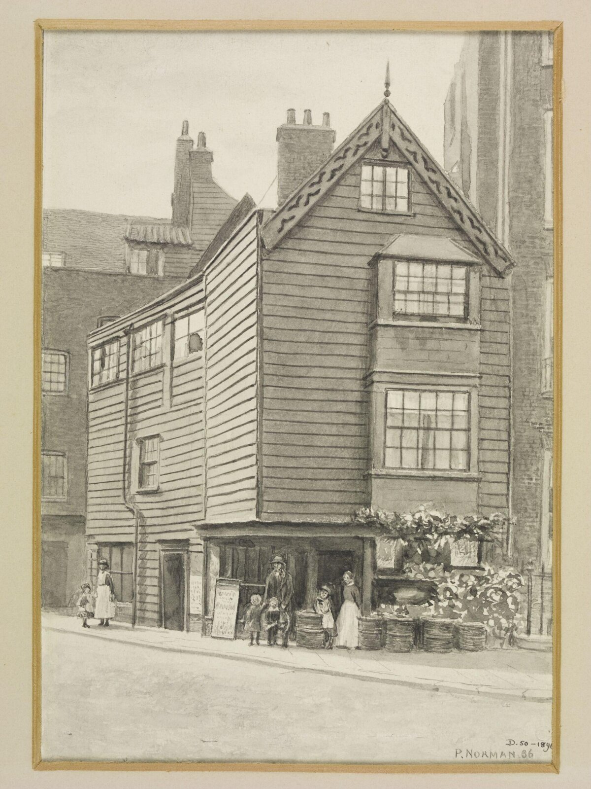 Drawing, Philip Norman, 1886