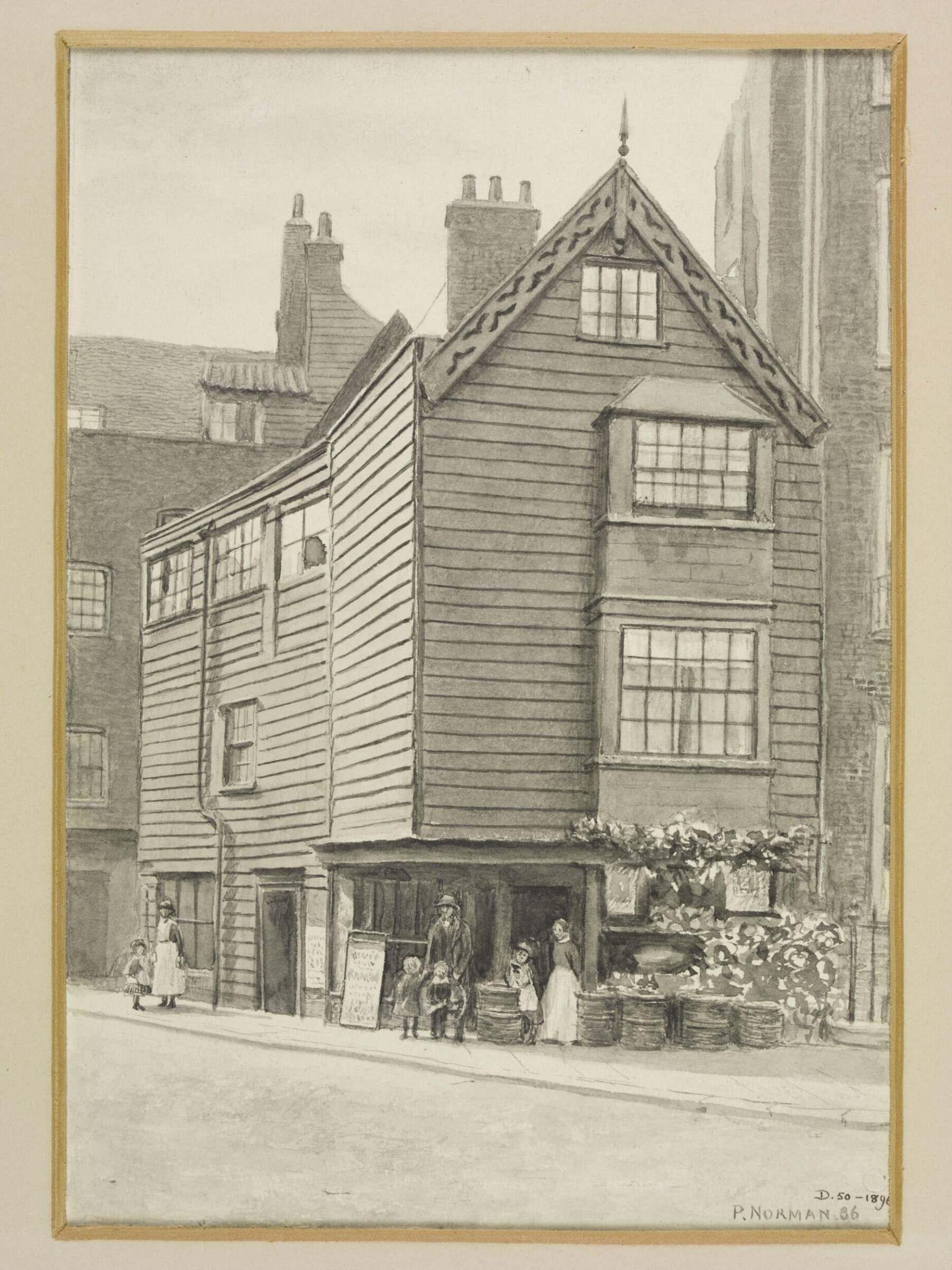 Drawing, Philip Norman, 1886