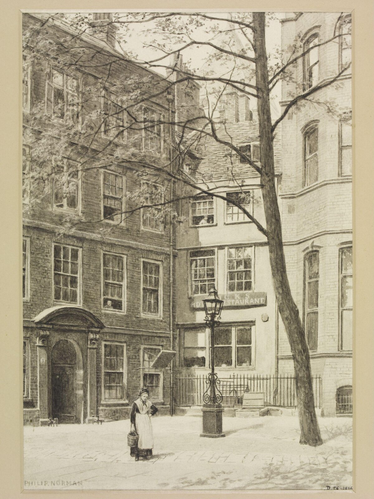 Drawing, Philip Norman, 1891